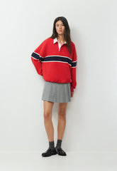 Mighty Cotton™ Lomu Polo - FLSHNG RD/ AD NAVY