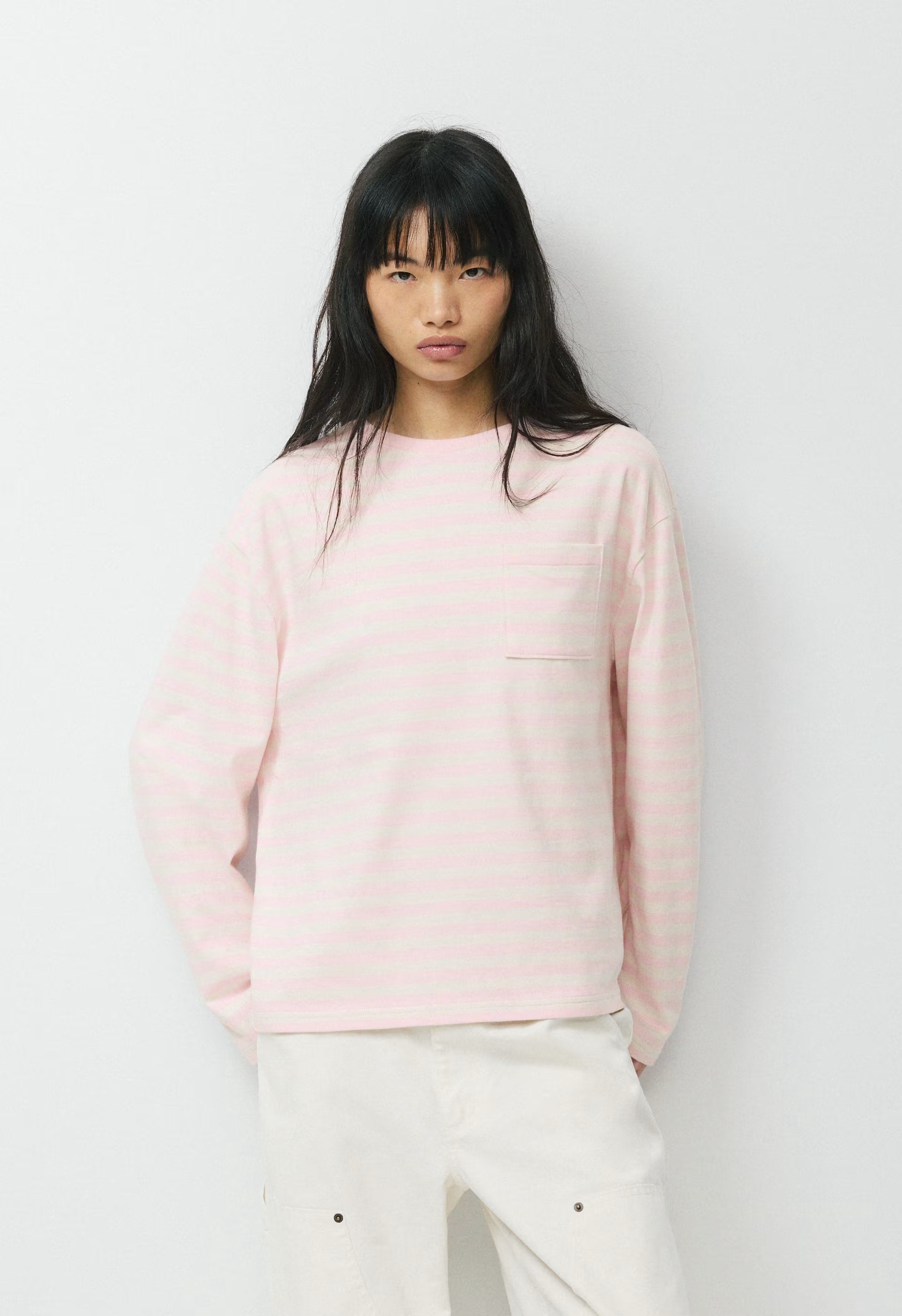Mighty Cotton™ Fletch Longsleeve - LIGHT BIRCH/MAGNOLIA