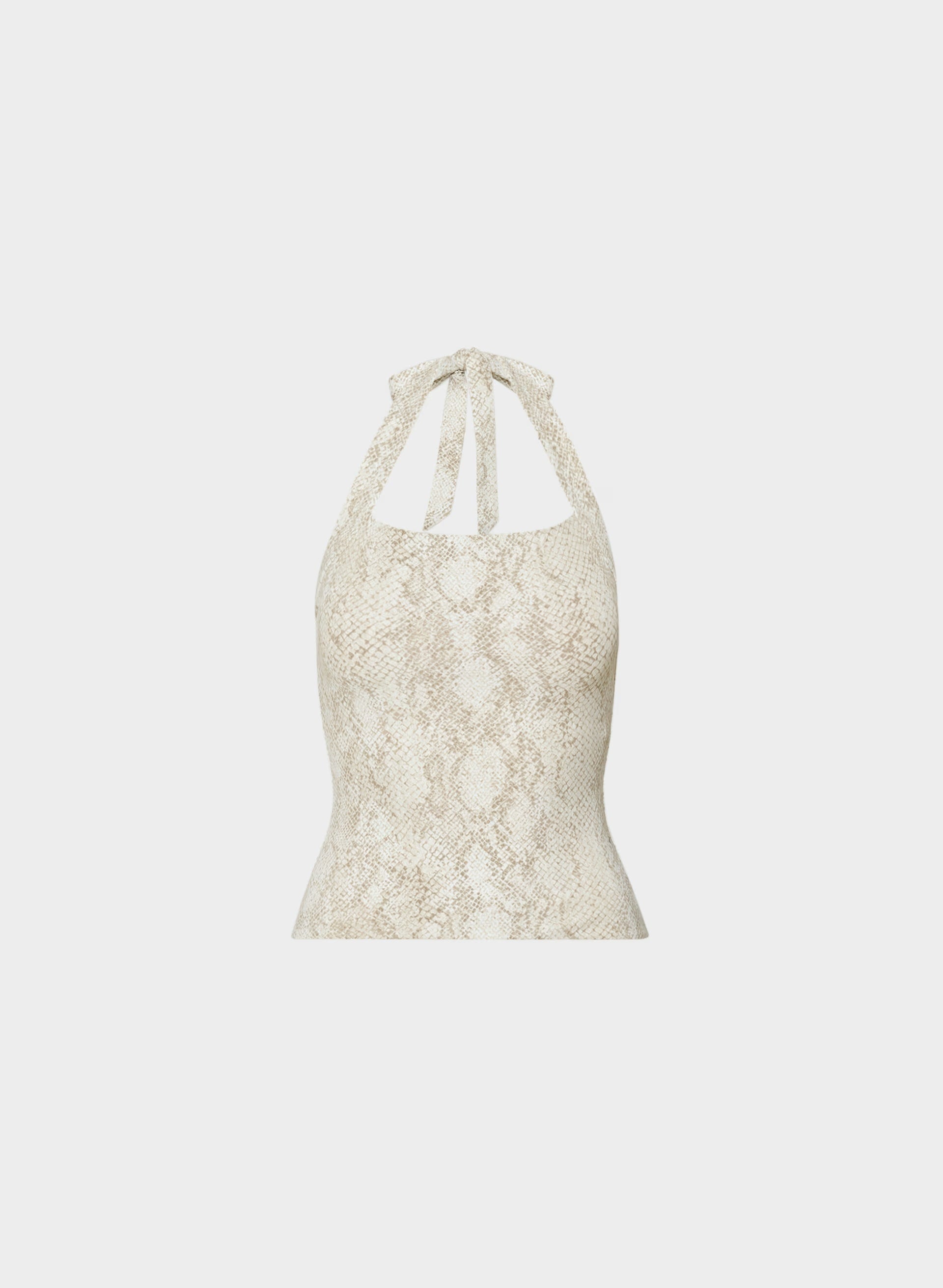 Original Contour Optimum Halter Top - LIGHT BIRCH/TONAL