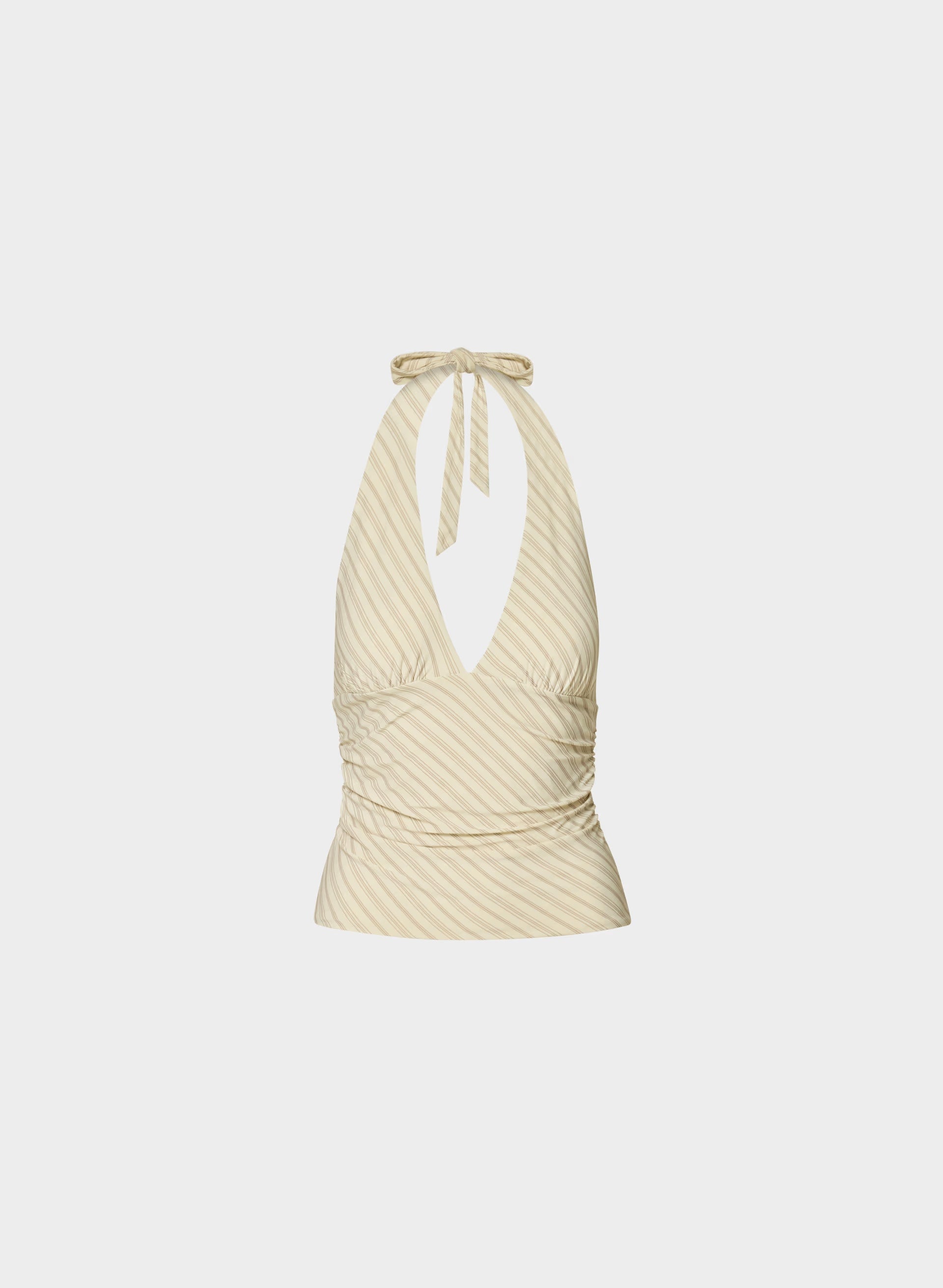 Smooth Matter™ Wylder Halter Top - SEASD CRM/TAN KHAKI