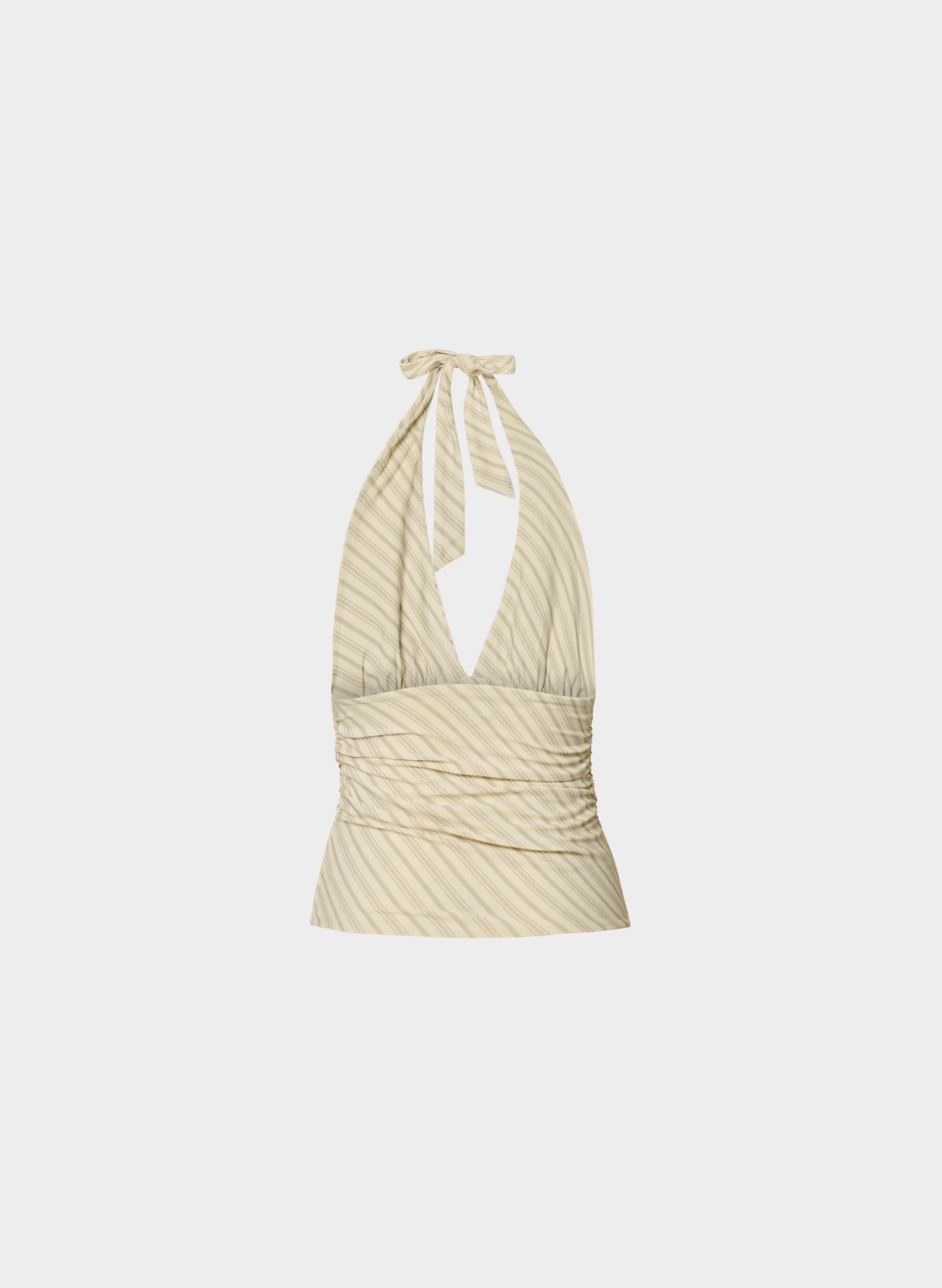 Smooth Matter™ Wylder Halter Top - SEASD CRM/TAN KHAKI