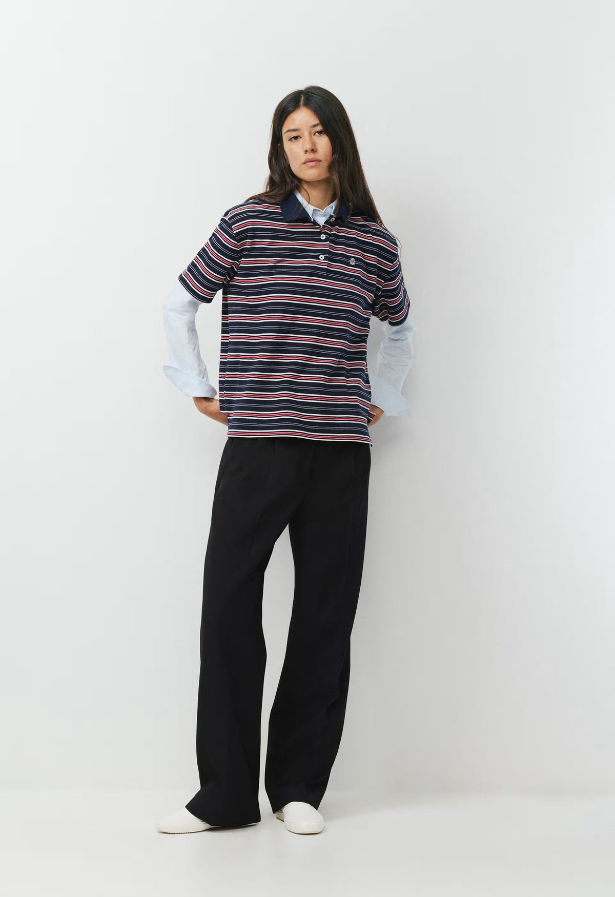 Auto Polo - ADMIRAL NVY/LT BIRCH