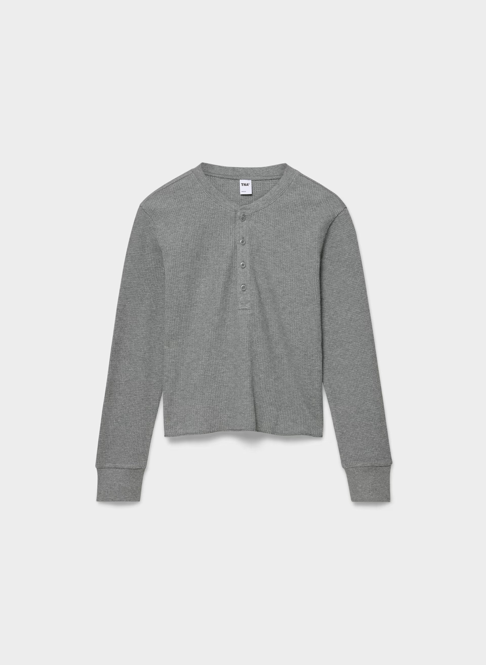 Michigan Henley - HEATHER DARK GREY