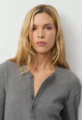 Michigan Henley - HEATHER DARK GREY