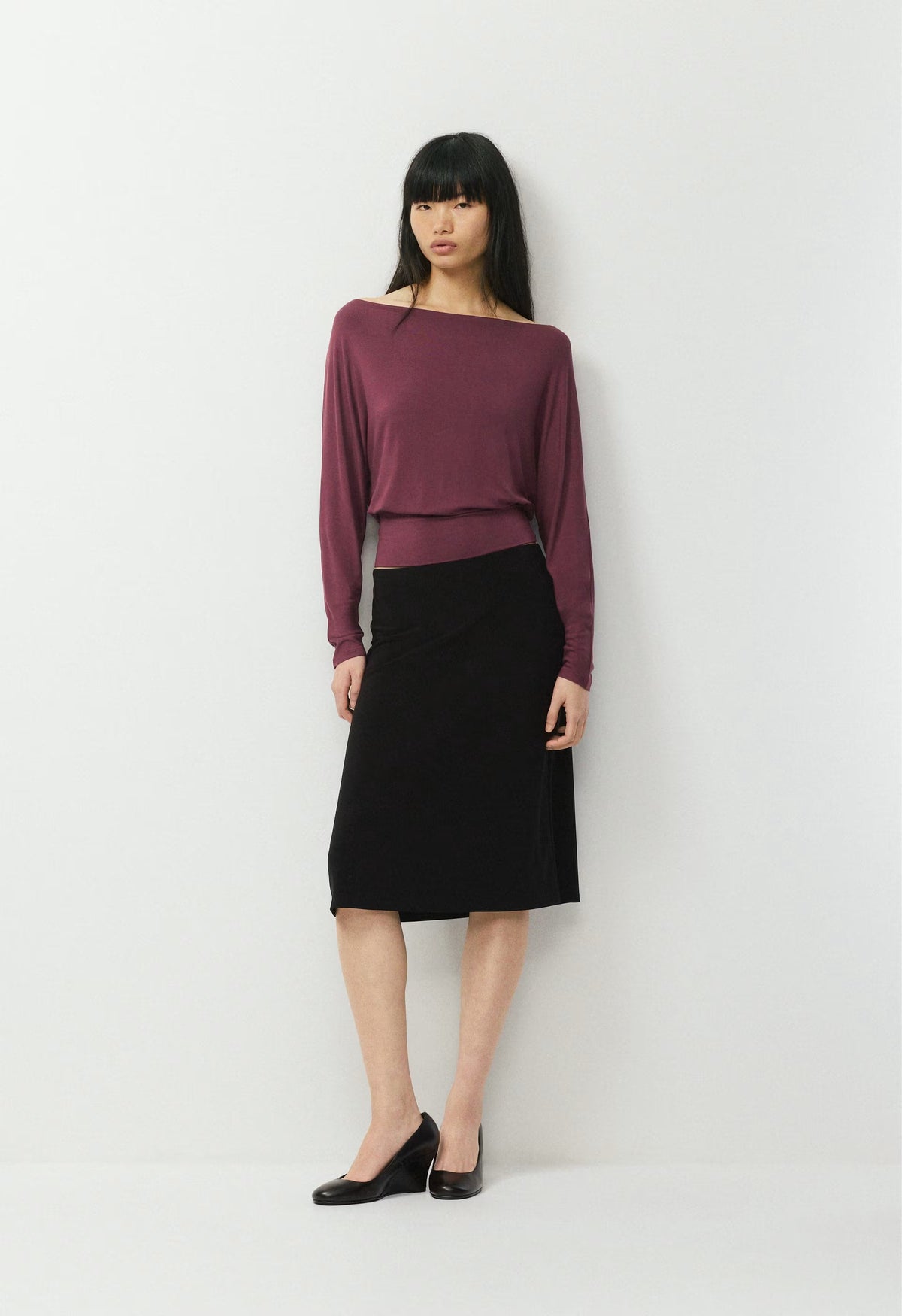 Cassis Longsleeve - GALA PLUM