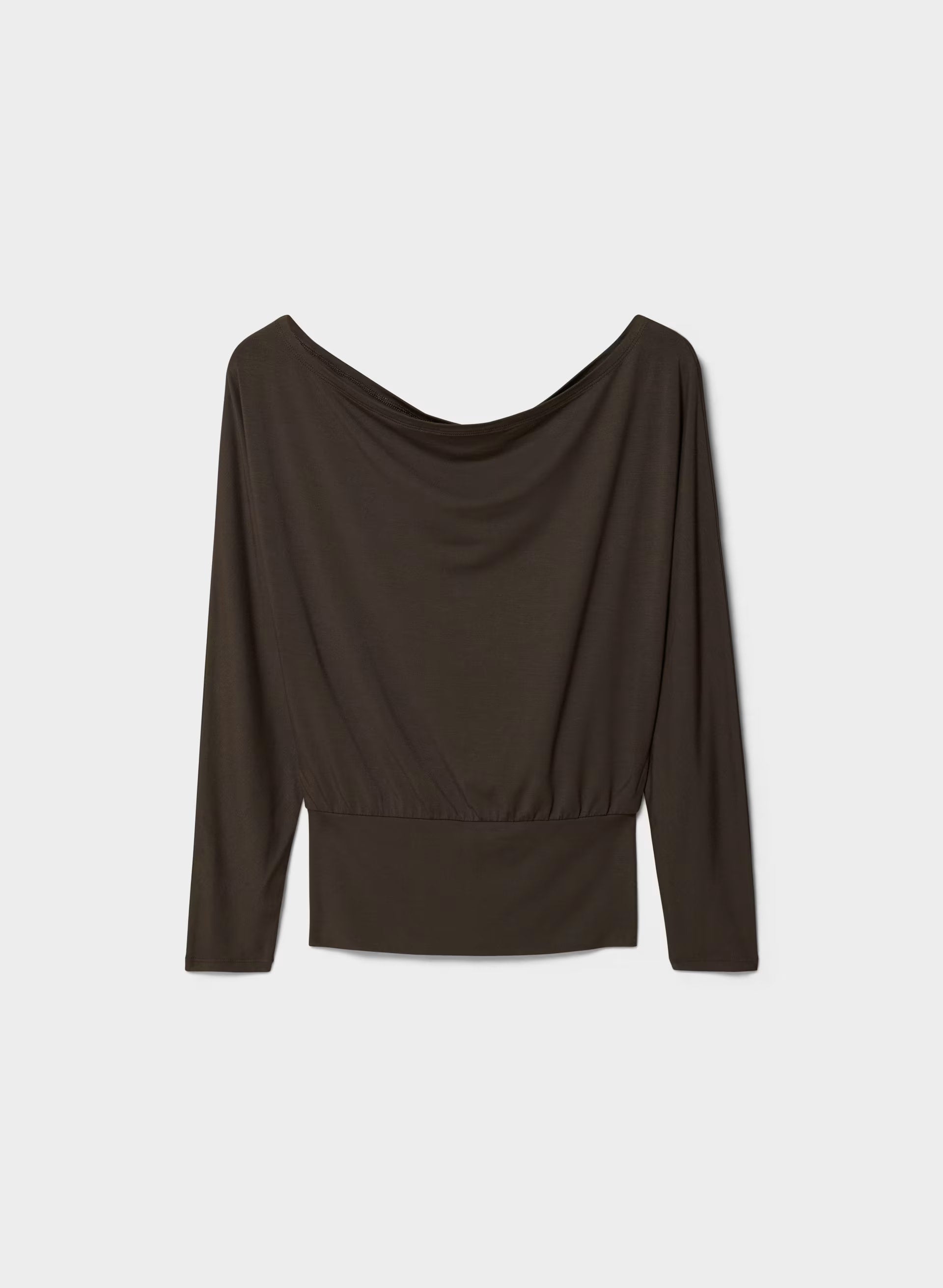 Cassis Longsleeve - CACAO NIB BROWN
