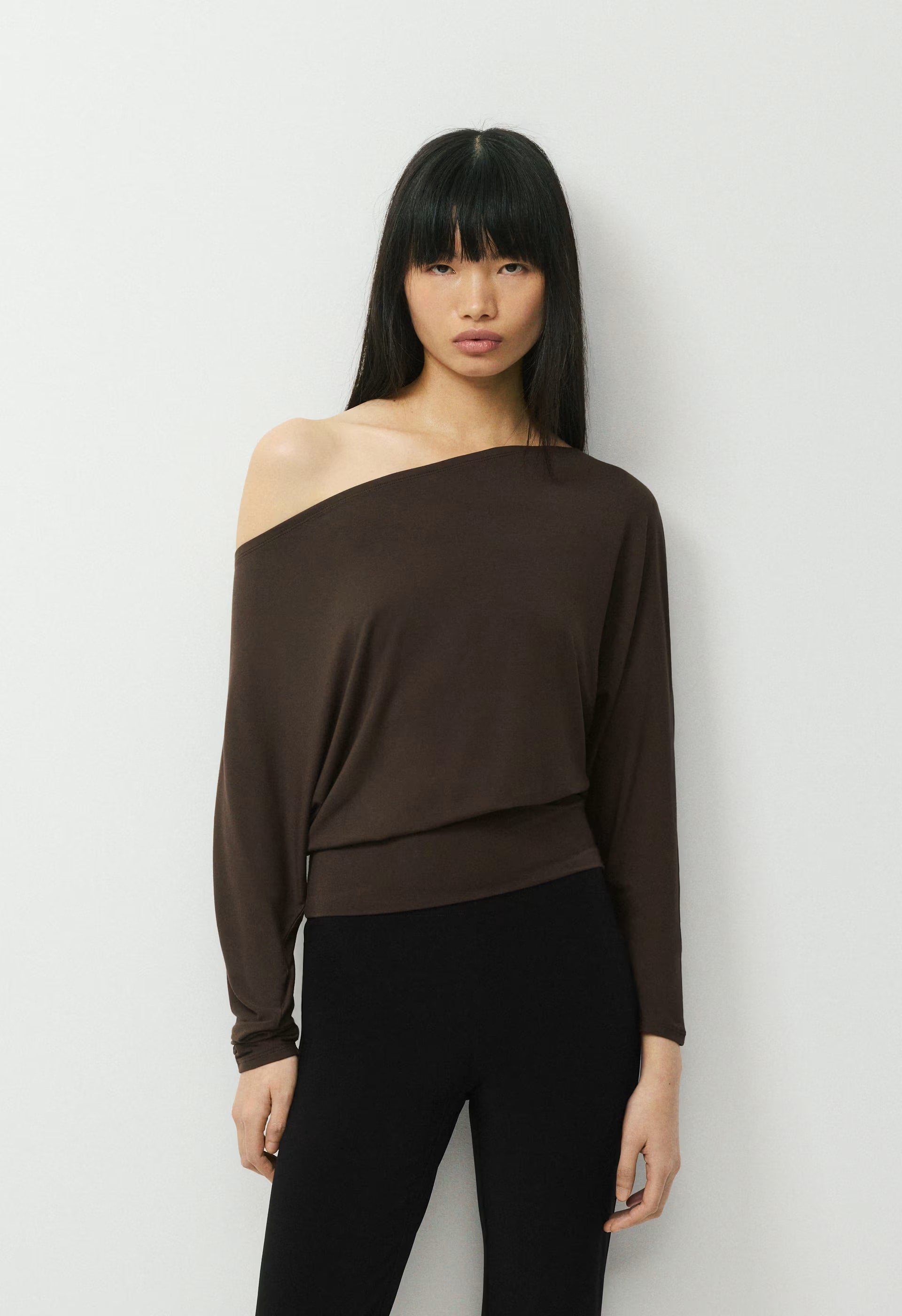Cassis Longsleeve - CACAO NIB BROWN