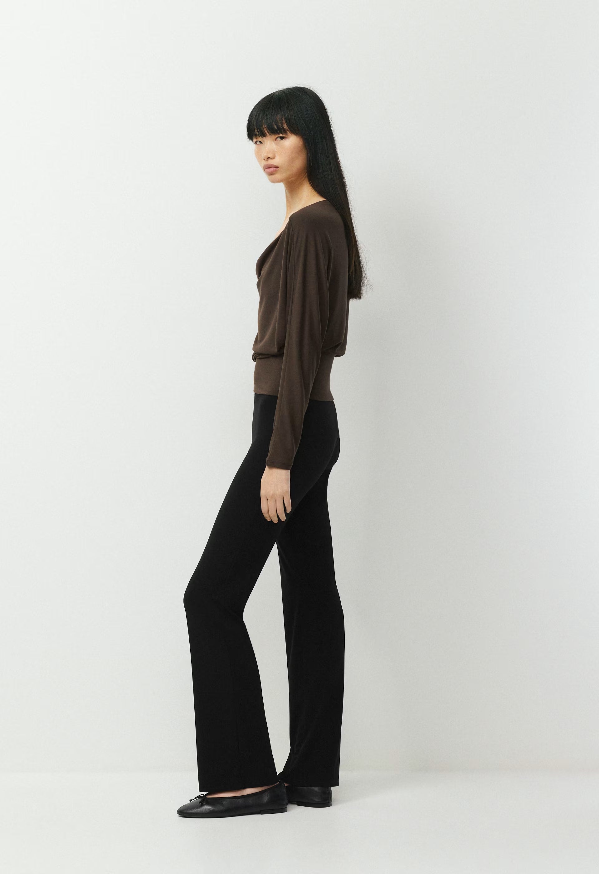Cassis Longsleeve - CACAO NIB BROWN