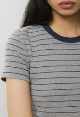 Little Ripple T-Shirt - HTR INLND GREY/AD NAVY