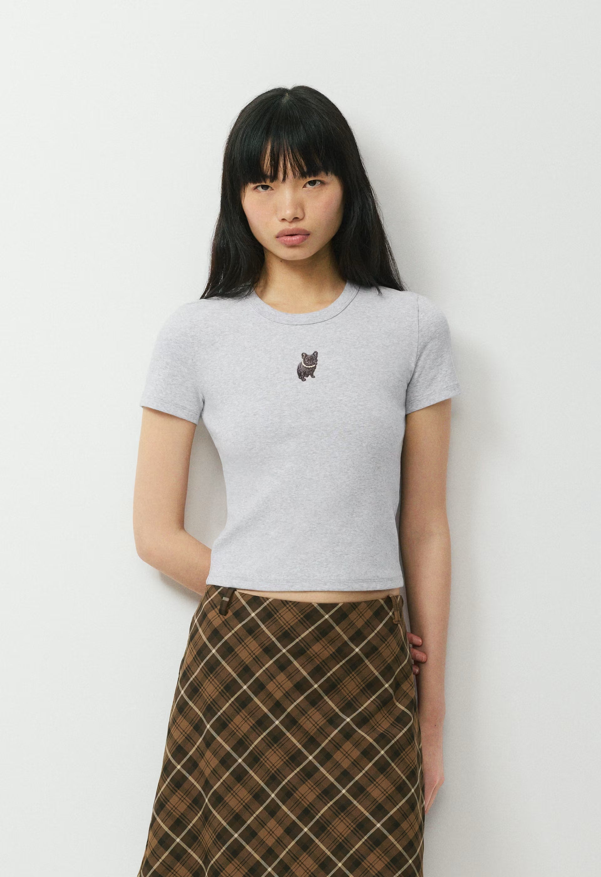 Little Ripple Icon T-Shirt - HEATHER CHROME/PEARL