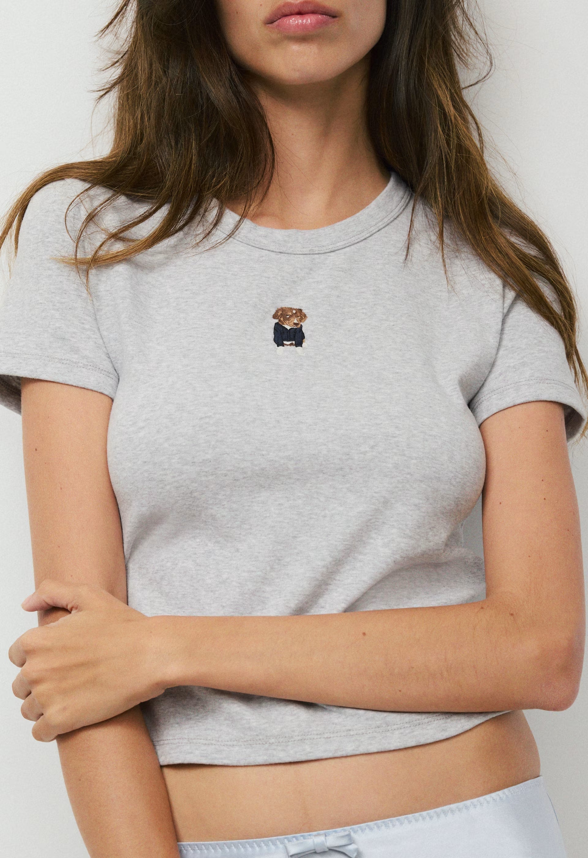 Little Ripple Icon T-Shirt - HEATHER CHROME/BALOU