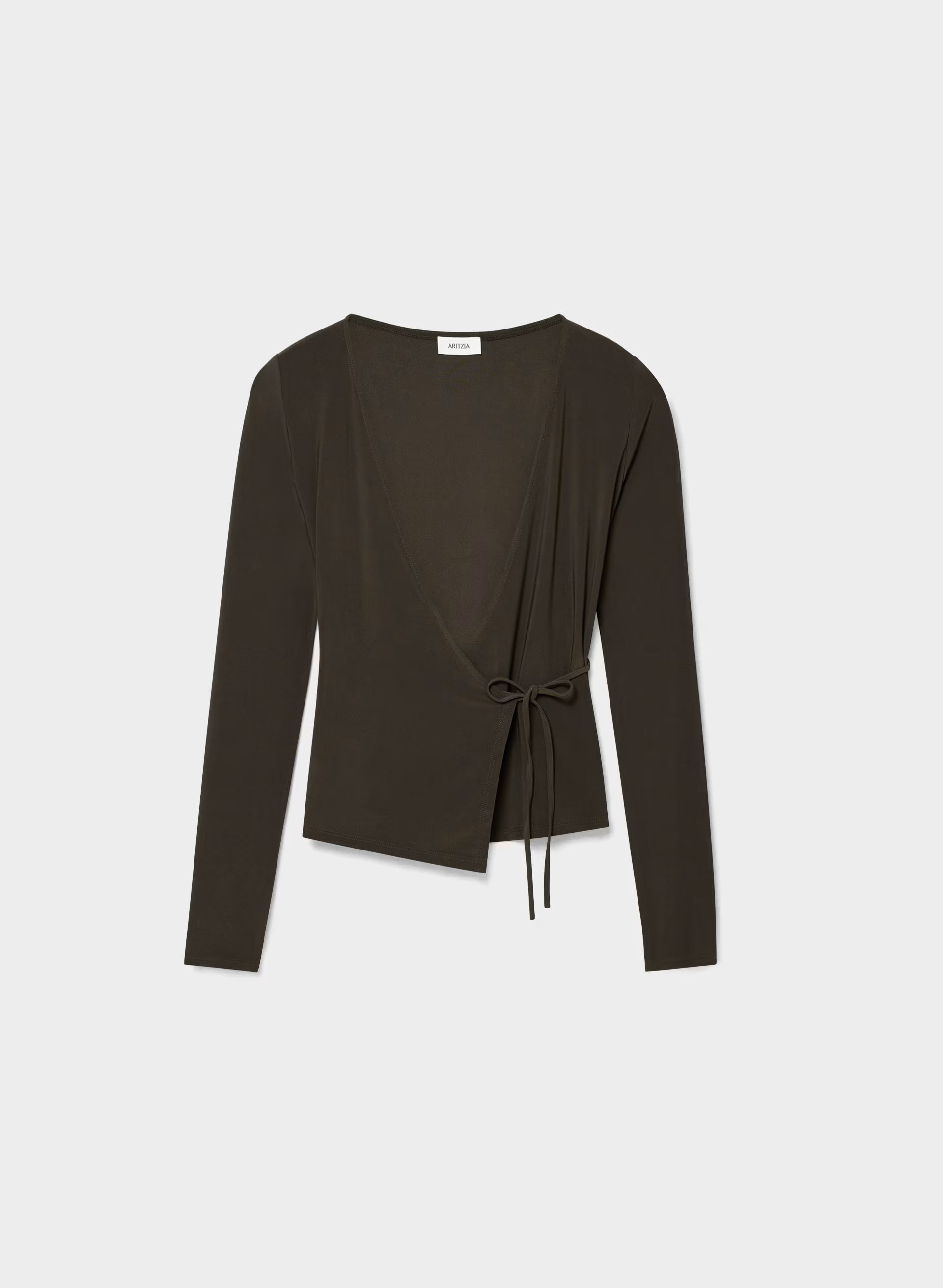 Smooth Matter™ Island Wrap Longsleeve - CACAO NIB BROWN