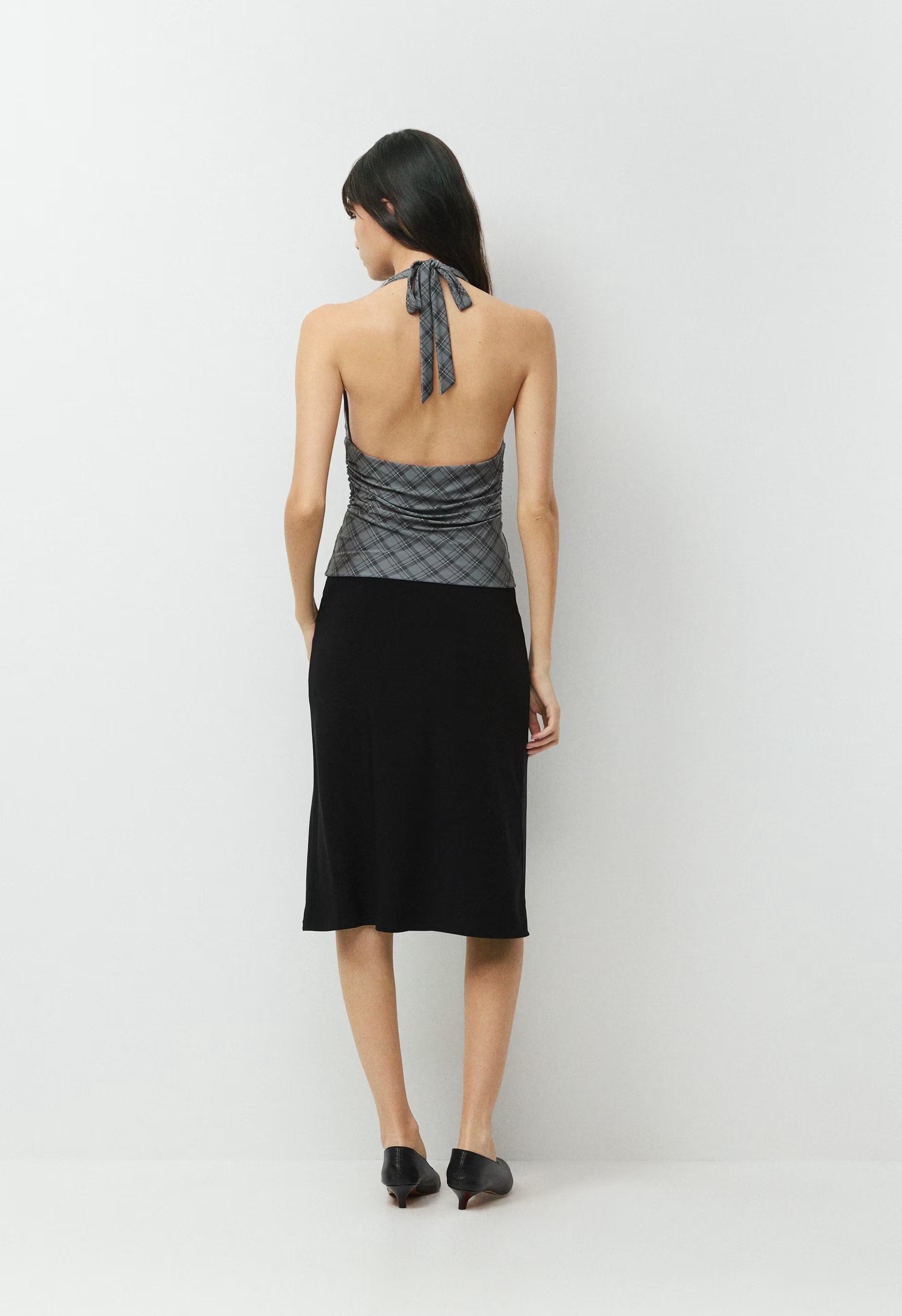 Smooth Matter™ Wylder Halter Top - DARK GREY/MMNT GREY