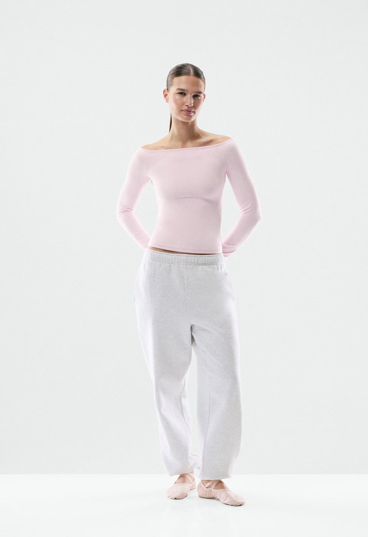 BUTTER Barre Longsleeve - MAGNOLIA