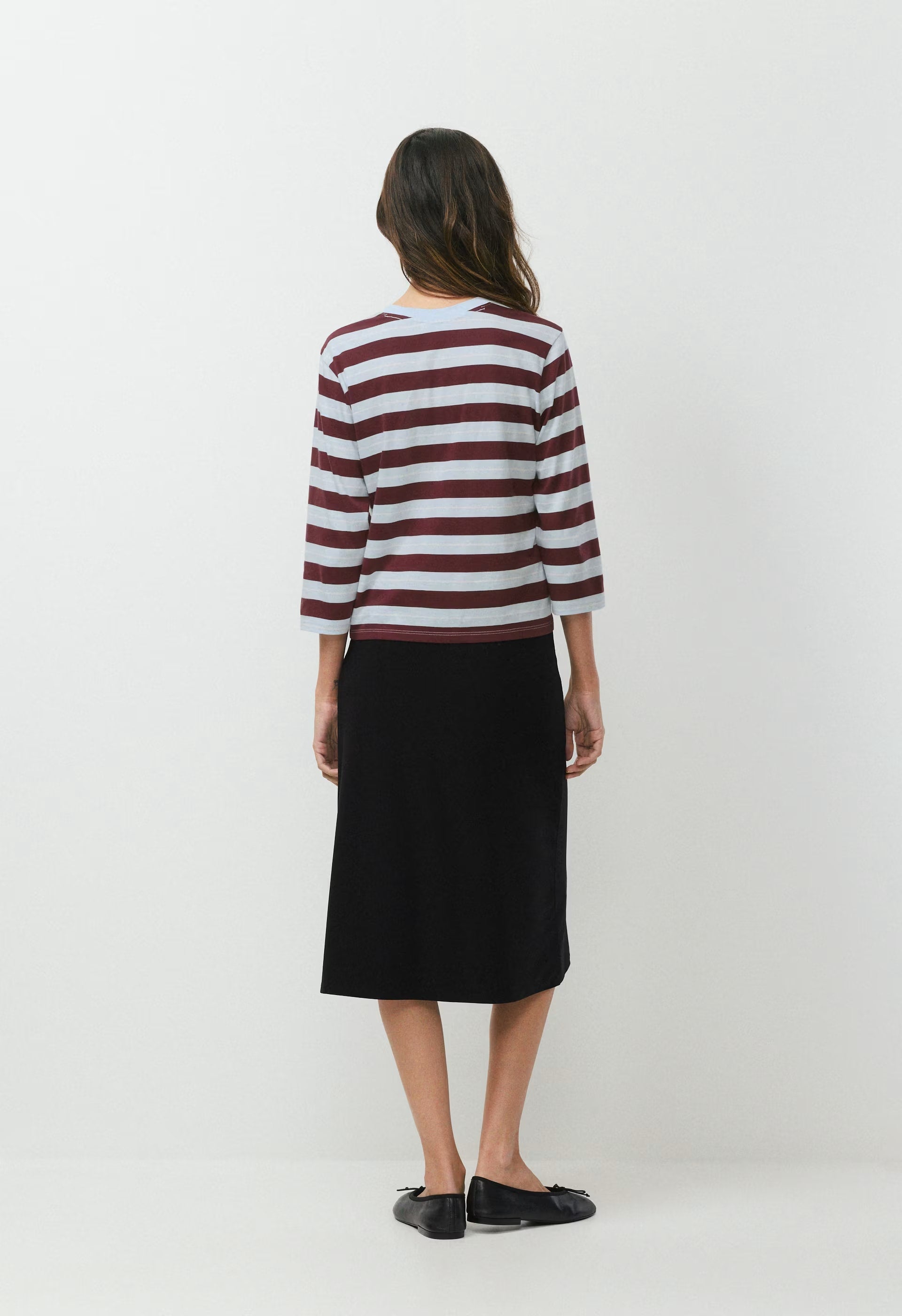 CottonWhisk™ Emma 3/4 Sleeve T-Shirt - GALAPLUM/ PLN AIR