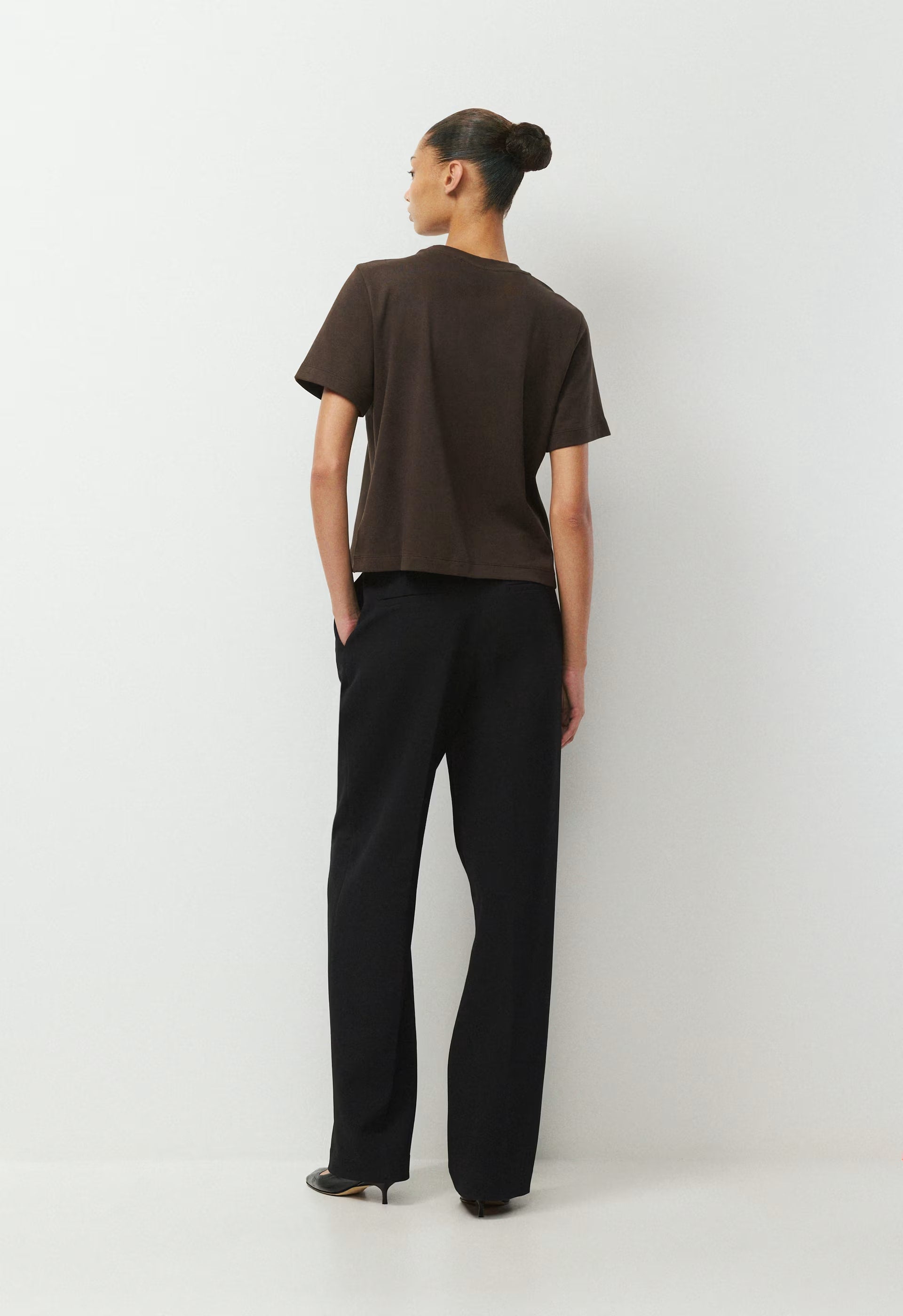 InterLock Cotton Function T-Shirt - CACAO NIB BRN/LT BIRCH