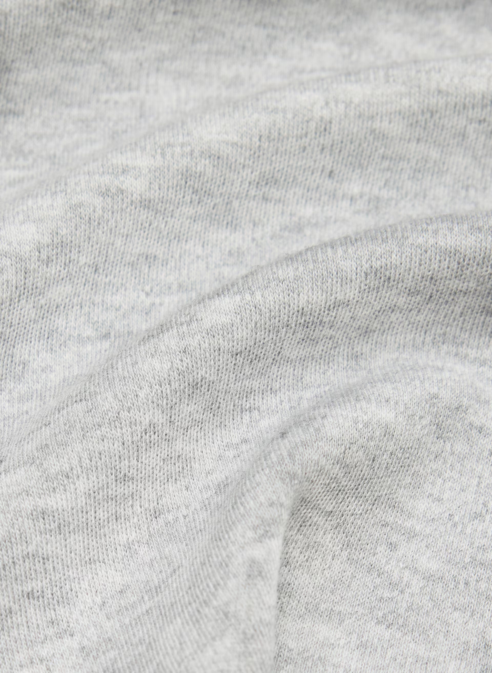 InterLock Cotton Function T-Shirt - HEATHER CHROME/AD NAVY