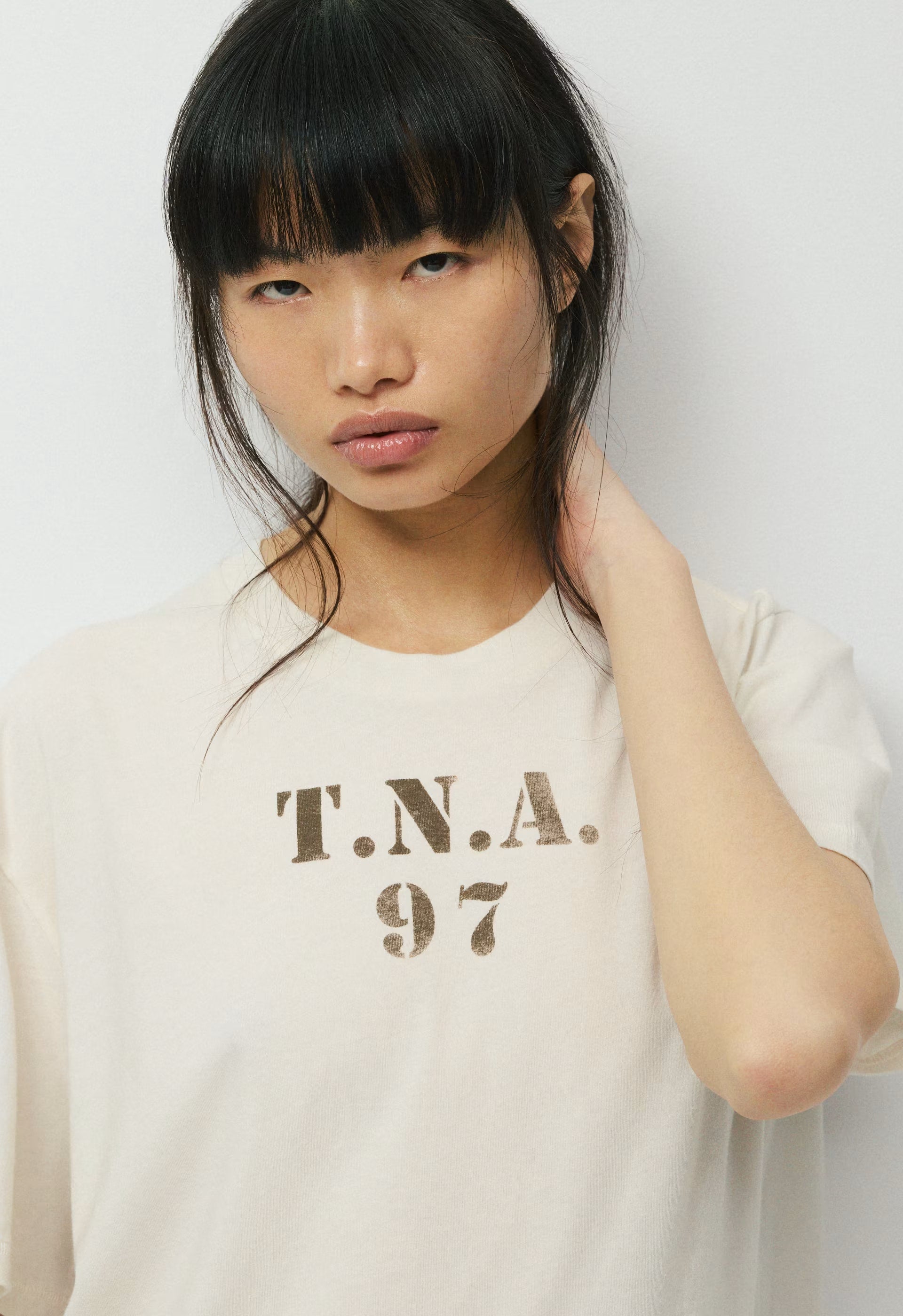 Omaha T-Shirt - LIGHT BIRCH/BLACK