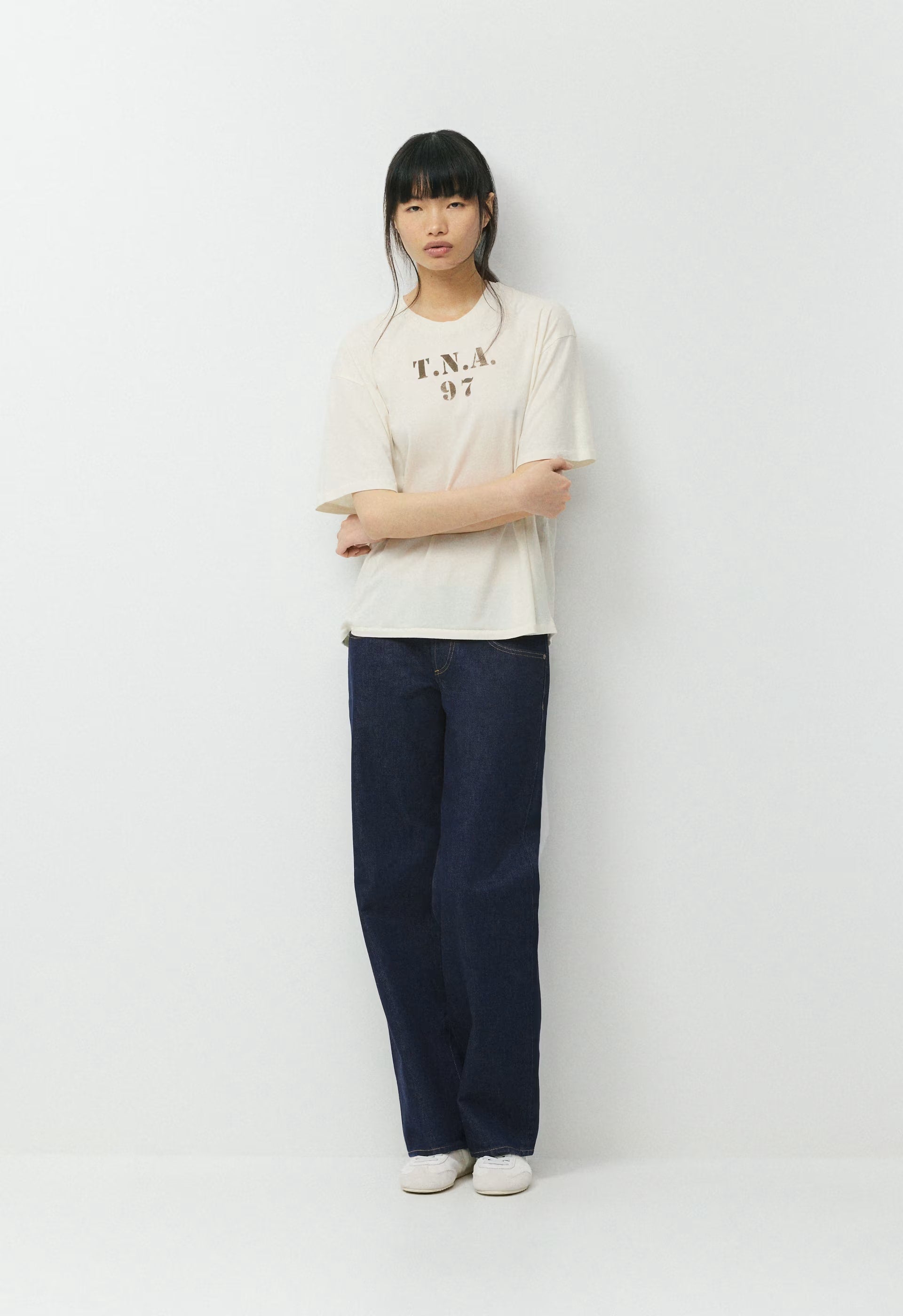 Omaha T-Shirt - LIGHT BIRCH/BLACK