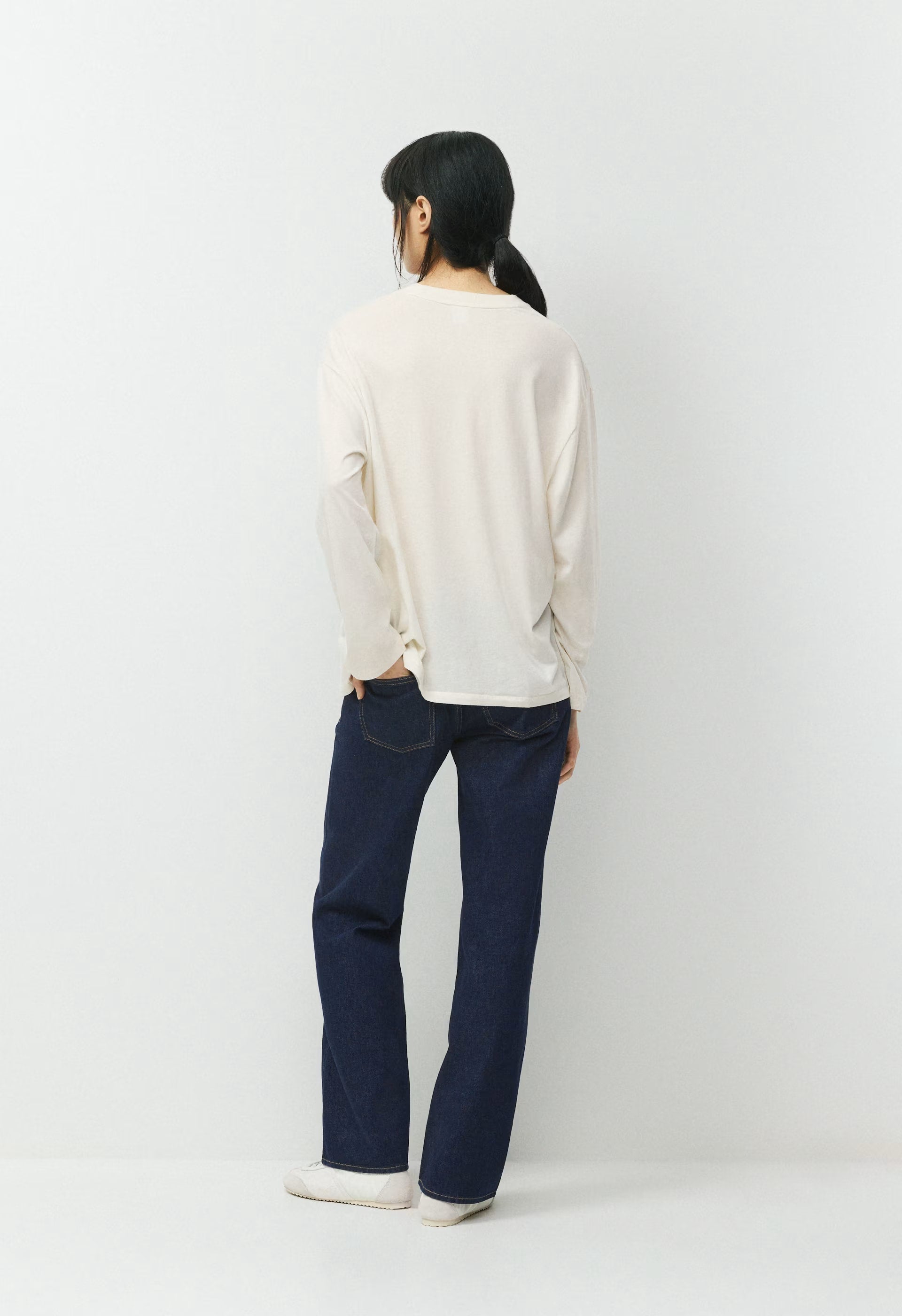 Range Longsleeve - LIGHT BIRCH/ SHADY BLU