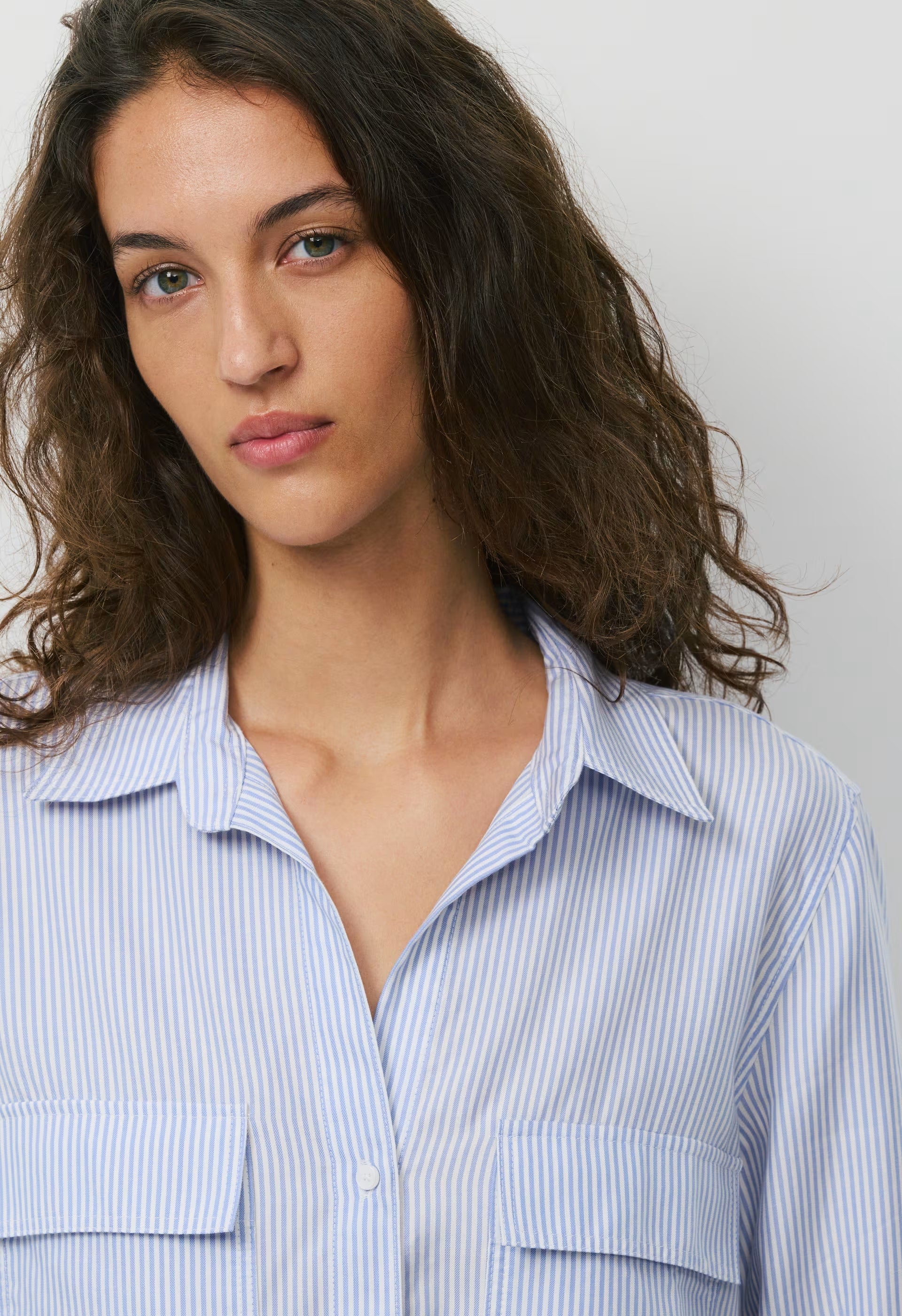 Utility Shirt - WLSN STRP CRFL BL/WHT