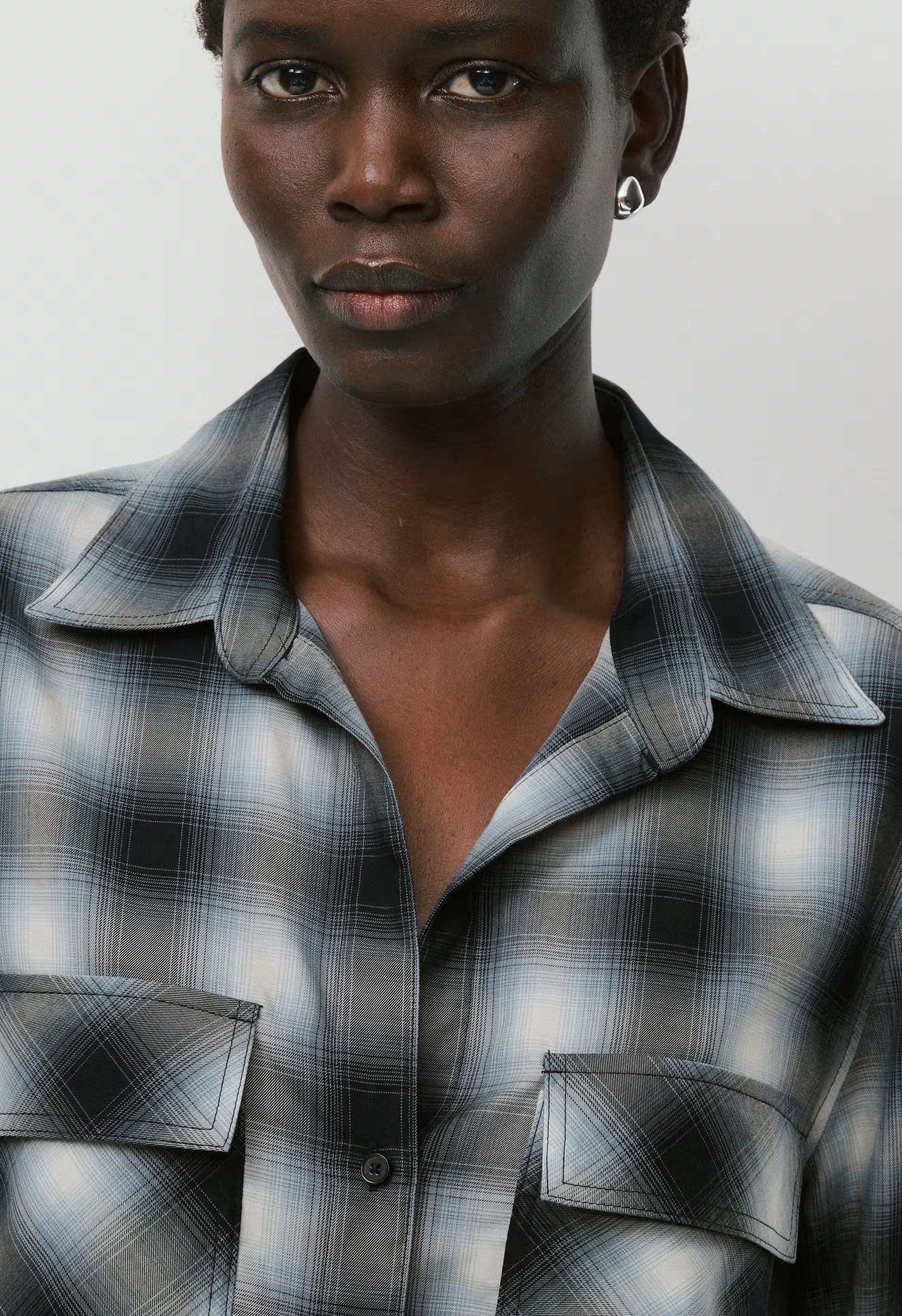 Utility Shirt - ADMRL NVY/ LT BIRCH