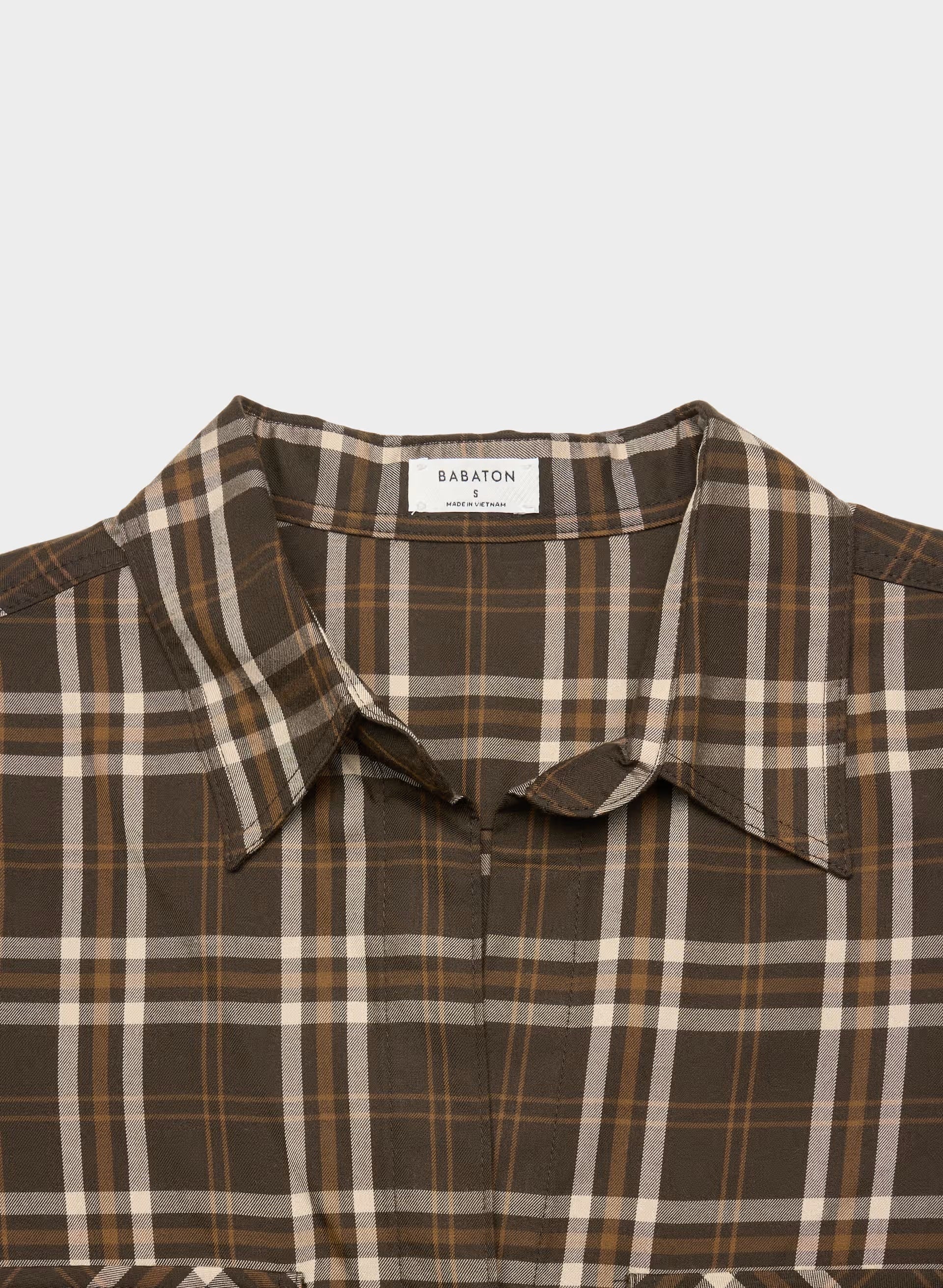 Utility Shirt - CACAO NIB BRWN/MRCN BG
