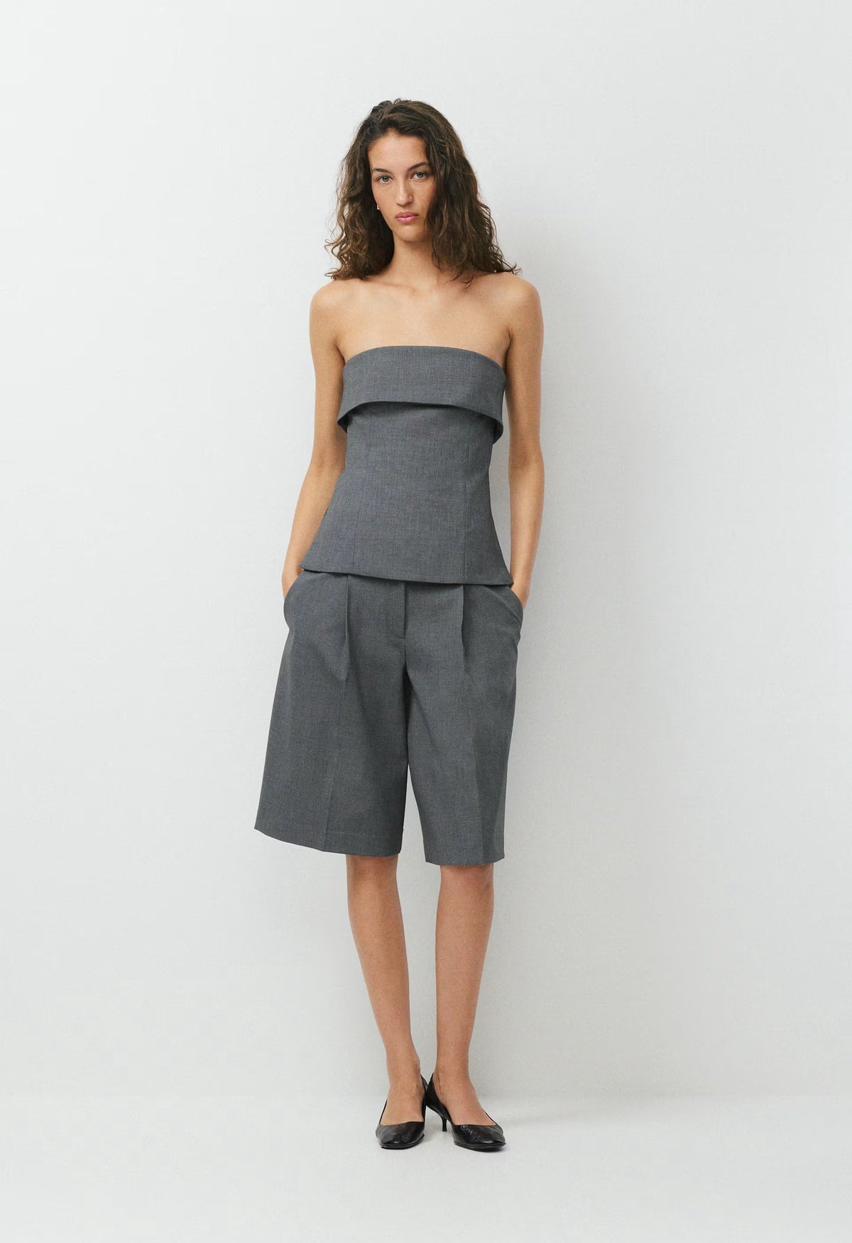 Element Tube Top - Eversential™ - HEATHER CHARCOAL