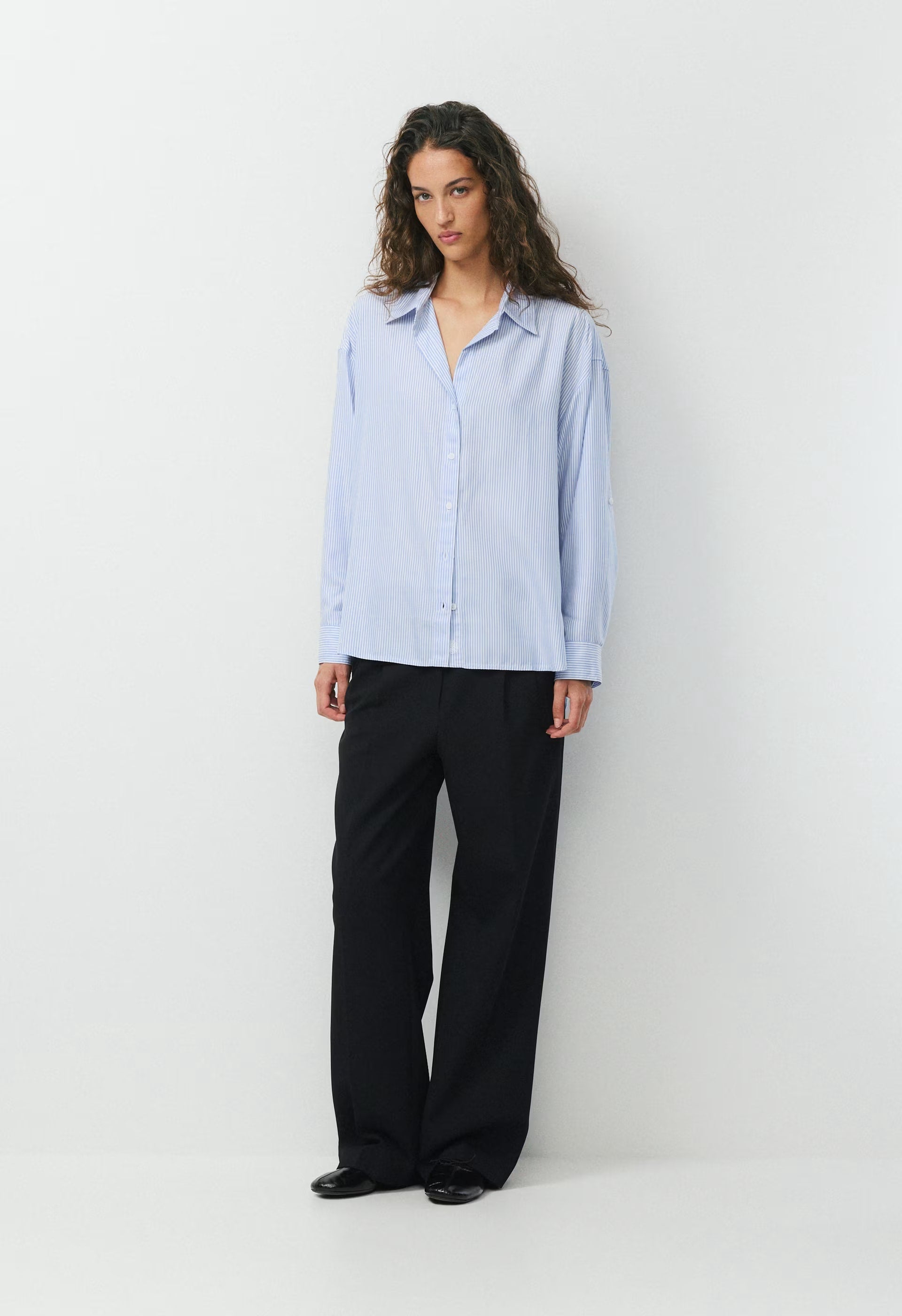 Archive Shirt - WLSN STRP CRFL BL/WHT