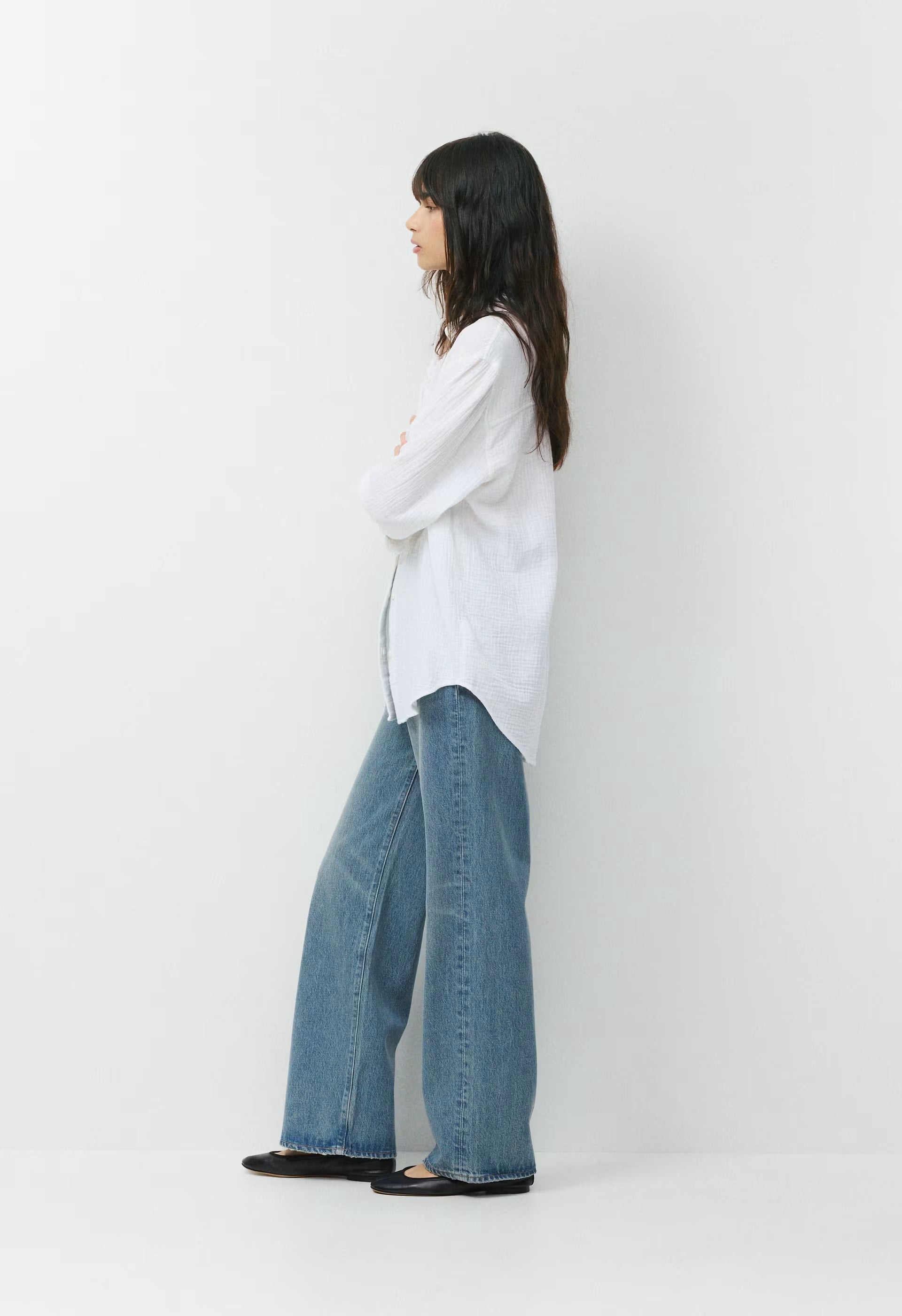 AirPlush Cotton™ Sail Shirt - WHITE