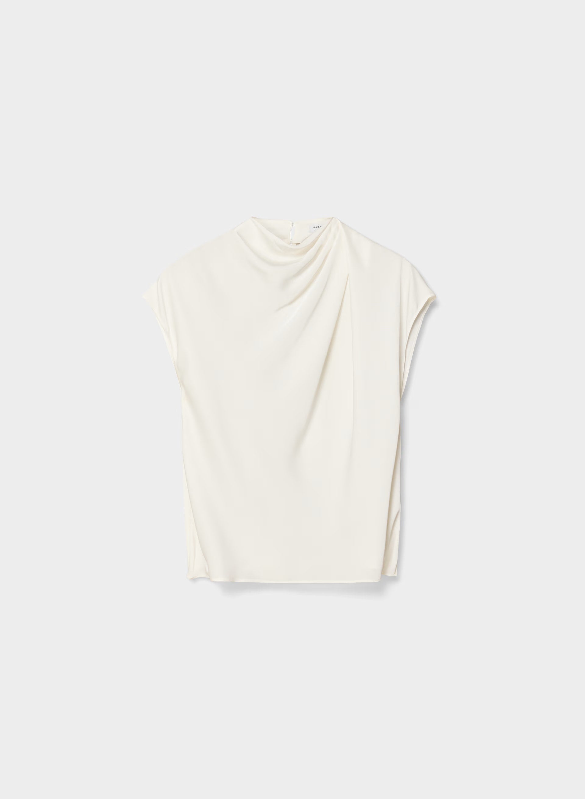 Nominee Satin Blouse - LIGHT BIRCH