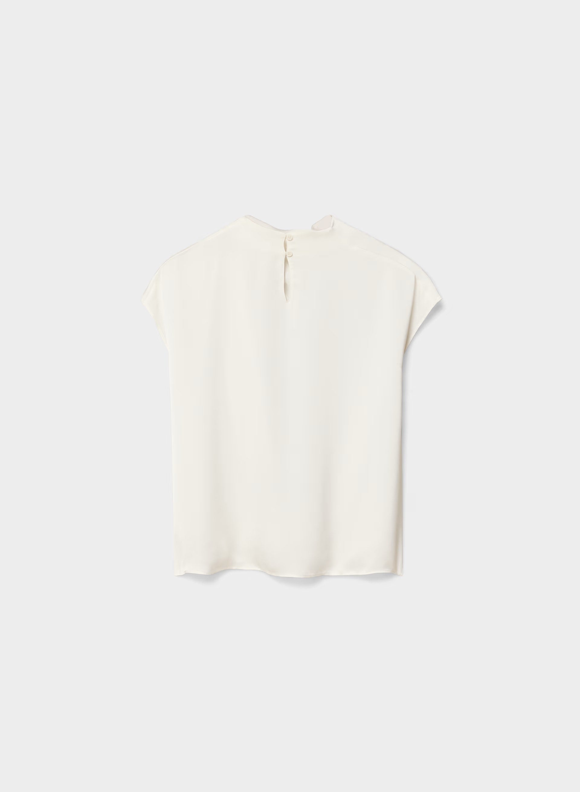Nominee Satin Blouse - LIGHT BIRCH