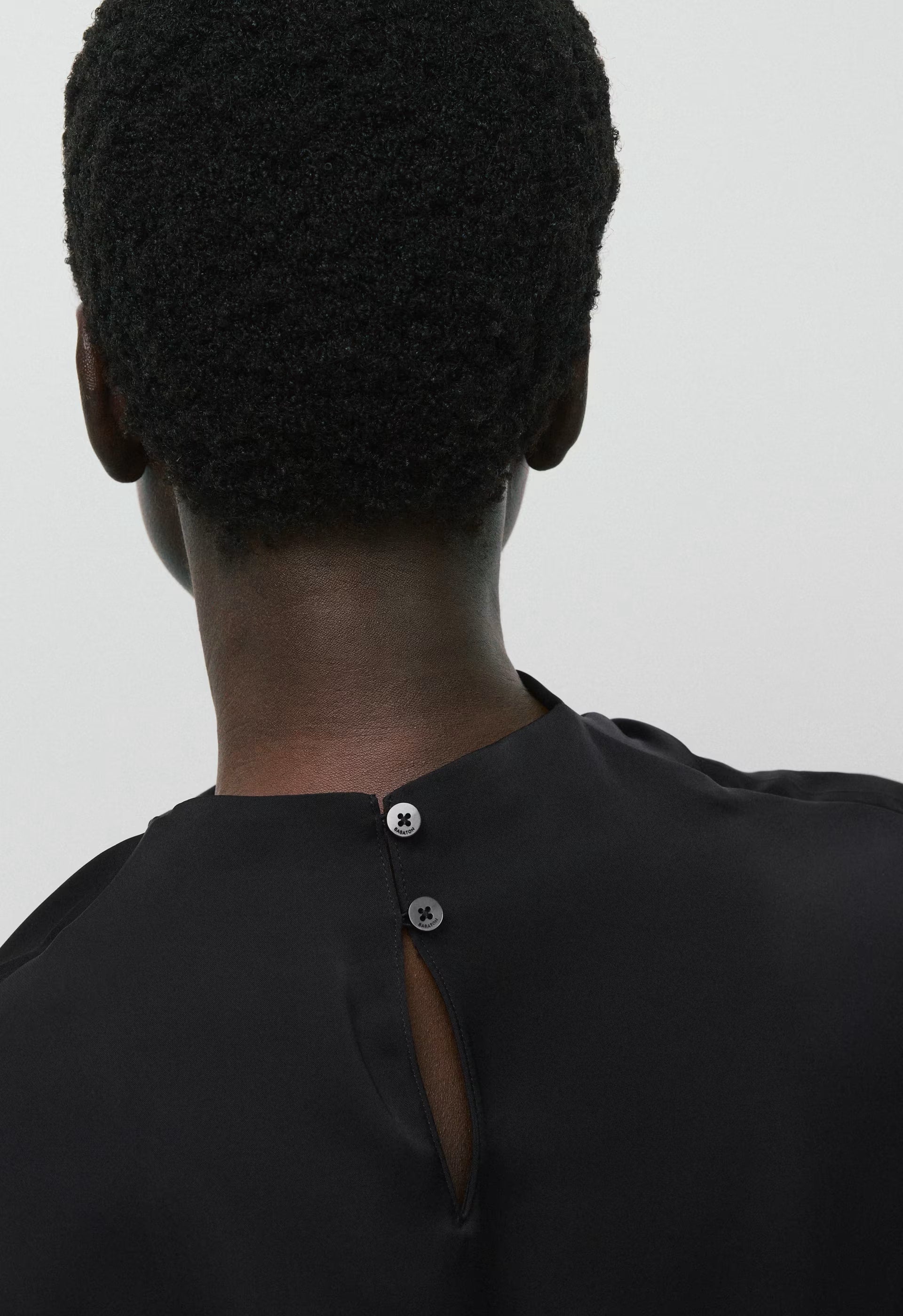 Nominee Satin Blouse - BLACK