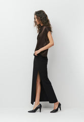 Nominee Satin Blouse - RICH MOCHA BROWN