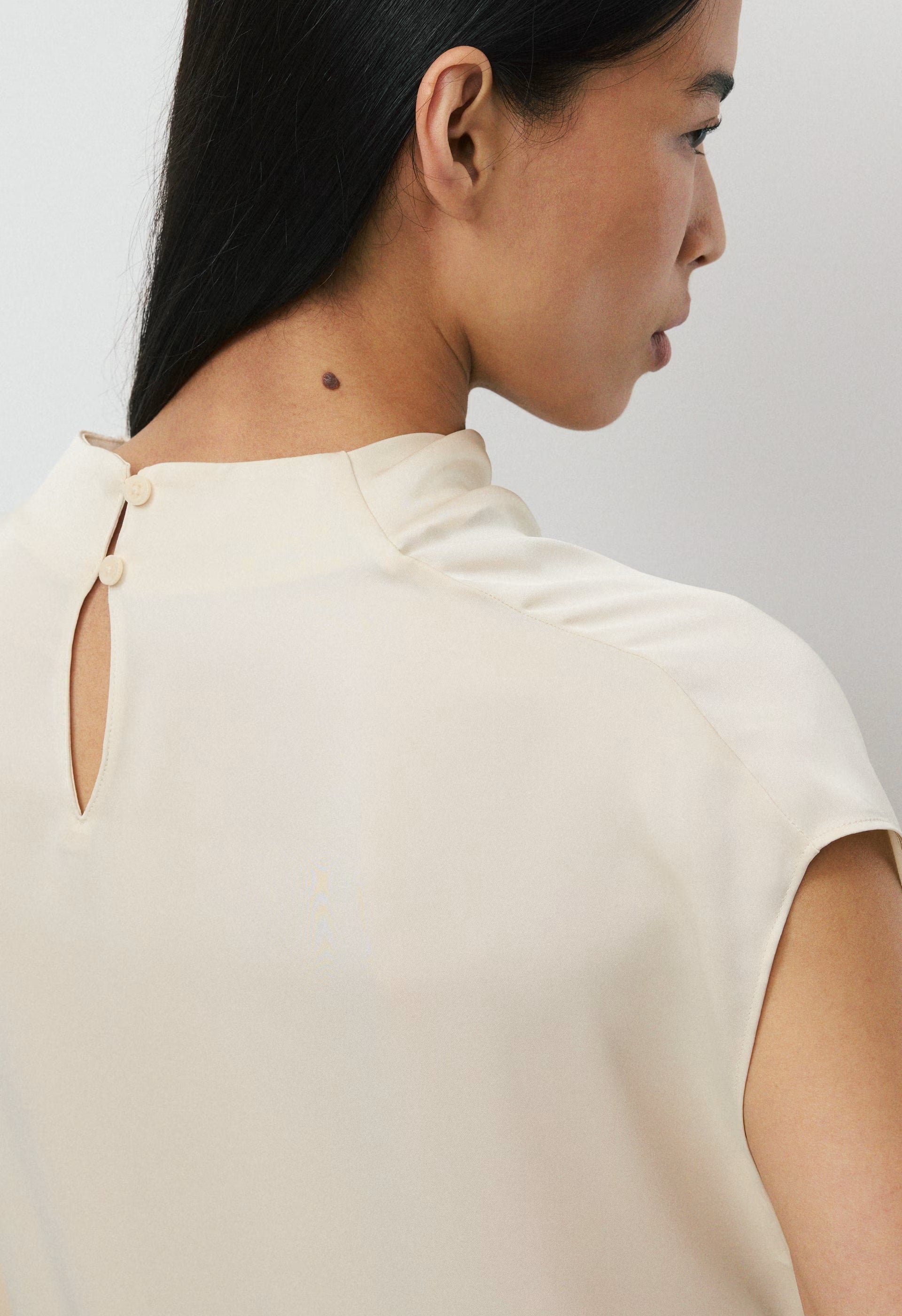 Nominee Satin Blouse - BALLET PINK