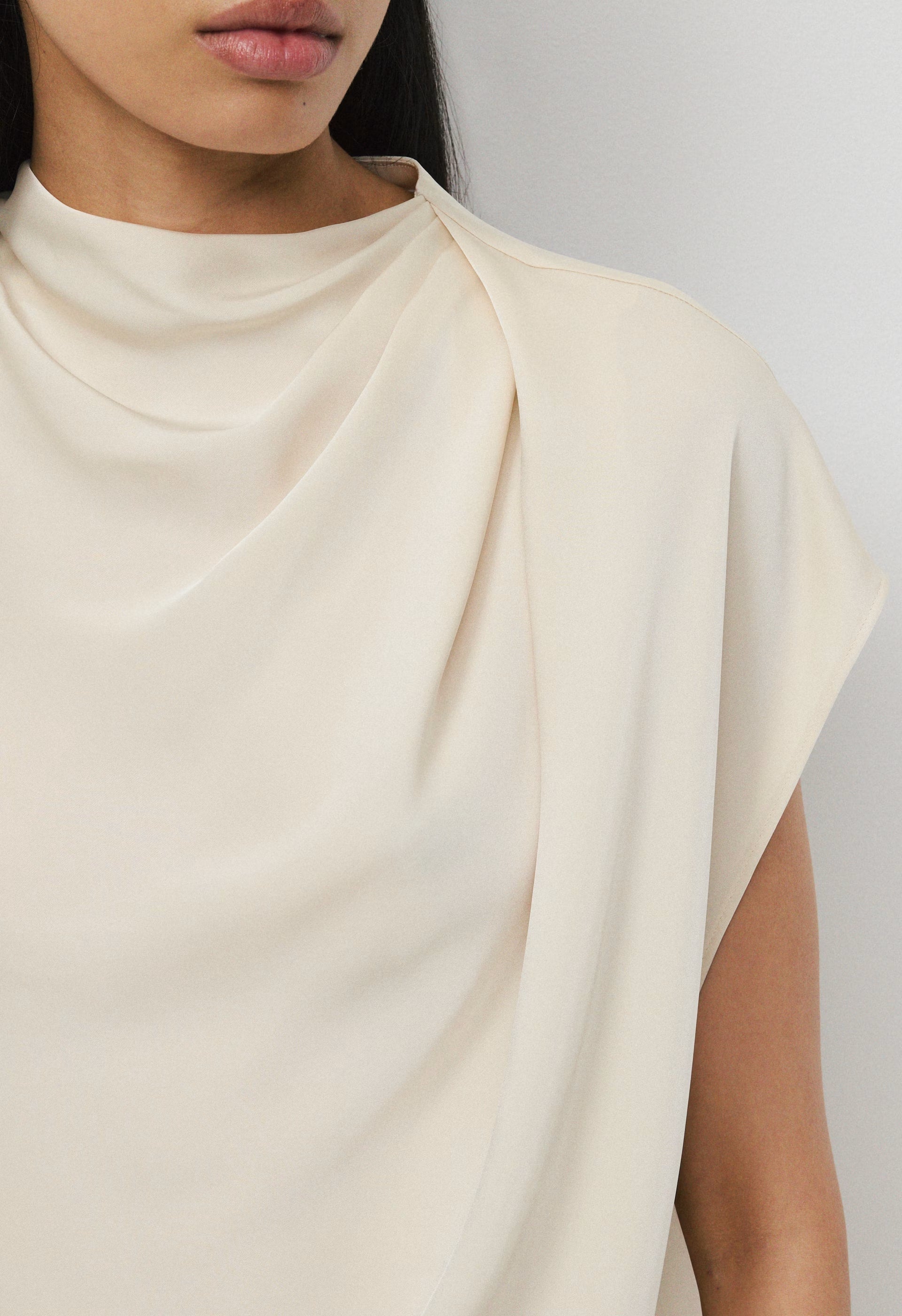 Nominee Satin Blouse - BALLET PINK