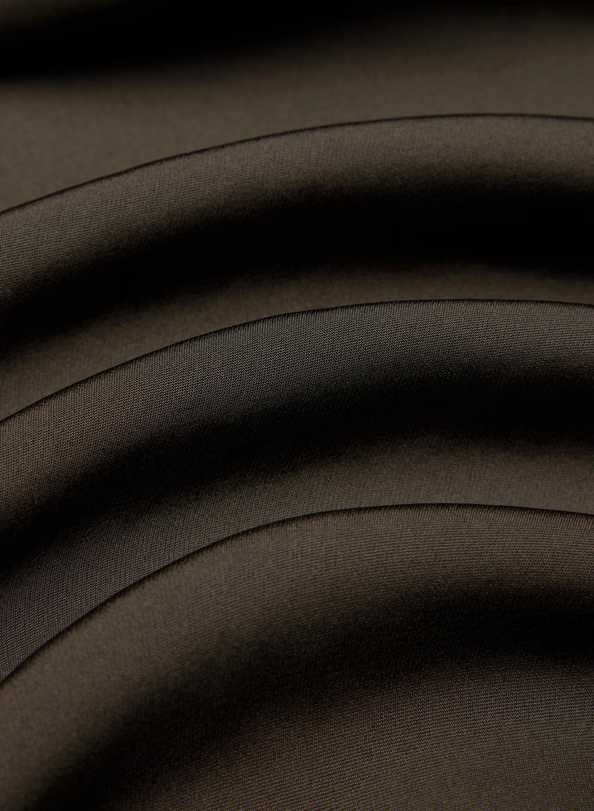 Nominee Satin Blouse - CACAO NIB BROWN