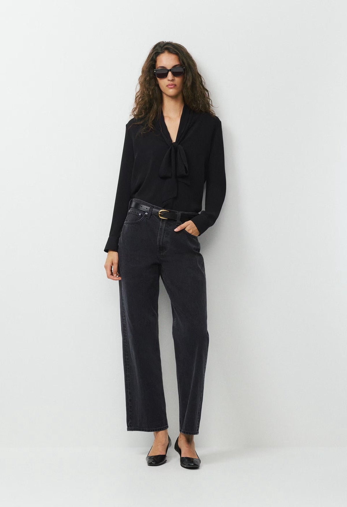 Hestia Blouse - BLACK
