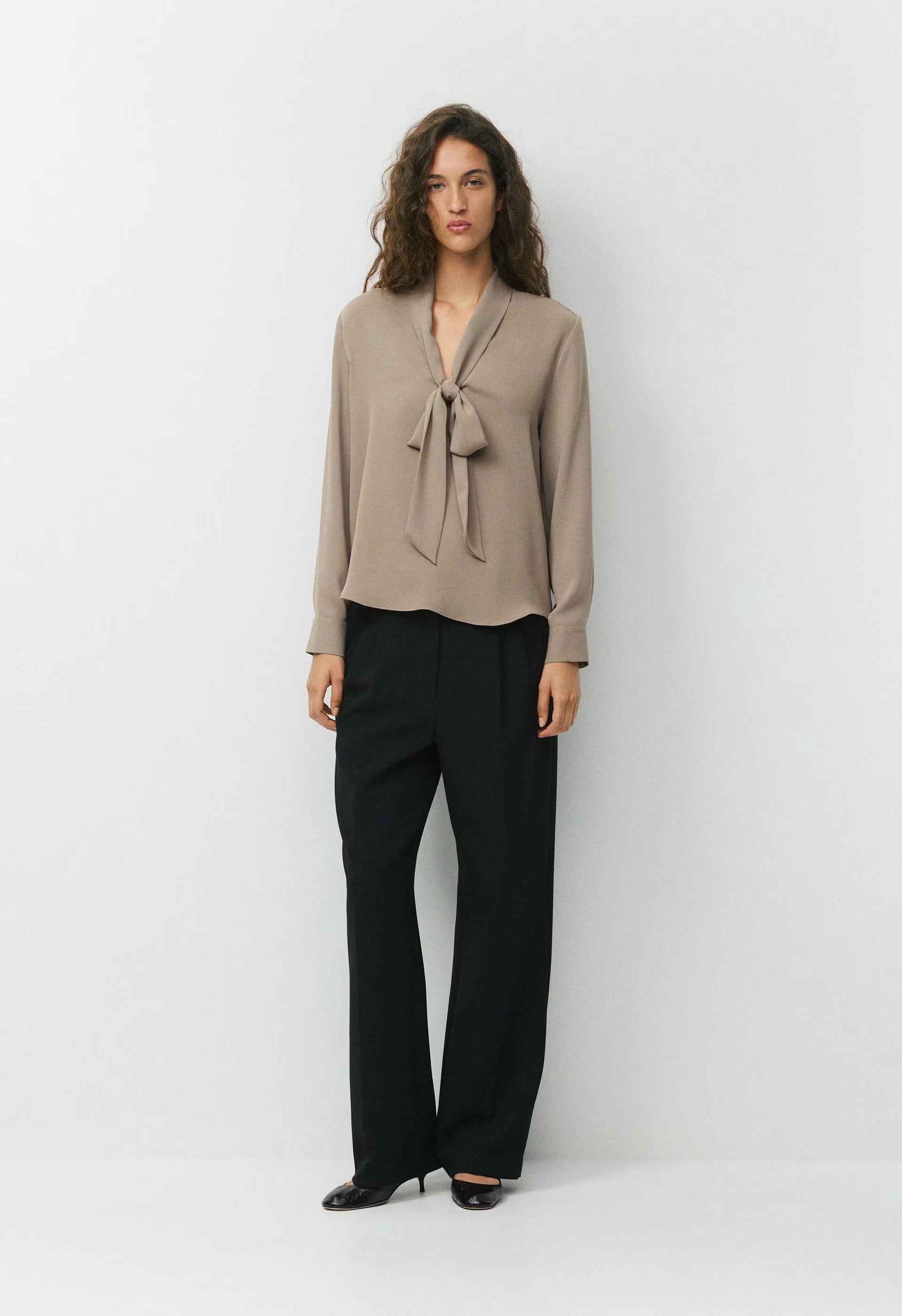Hestia Blouse - NOMAD TAUPE