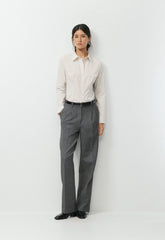 Chronicle Slim Poplin Shirt - OAK/MARCONA BG