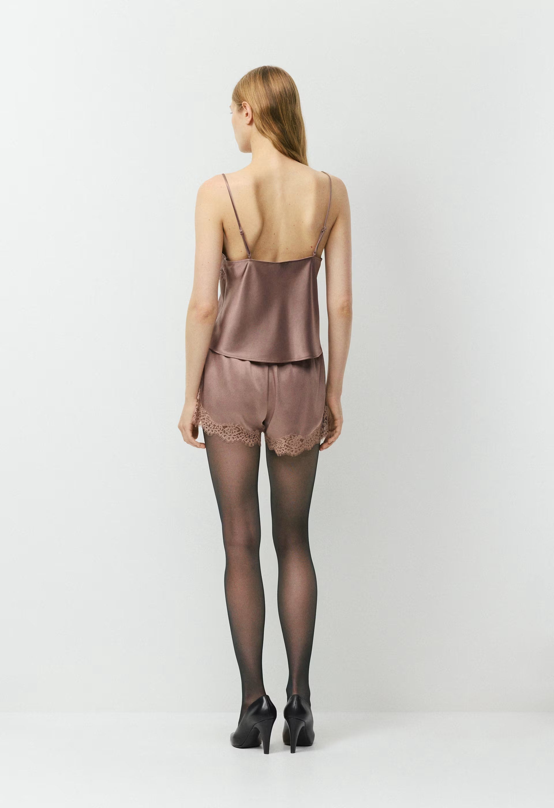 Foxtrot Satin Camisole - DSTY MAUVE/DST MAUVE