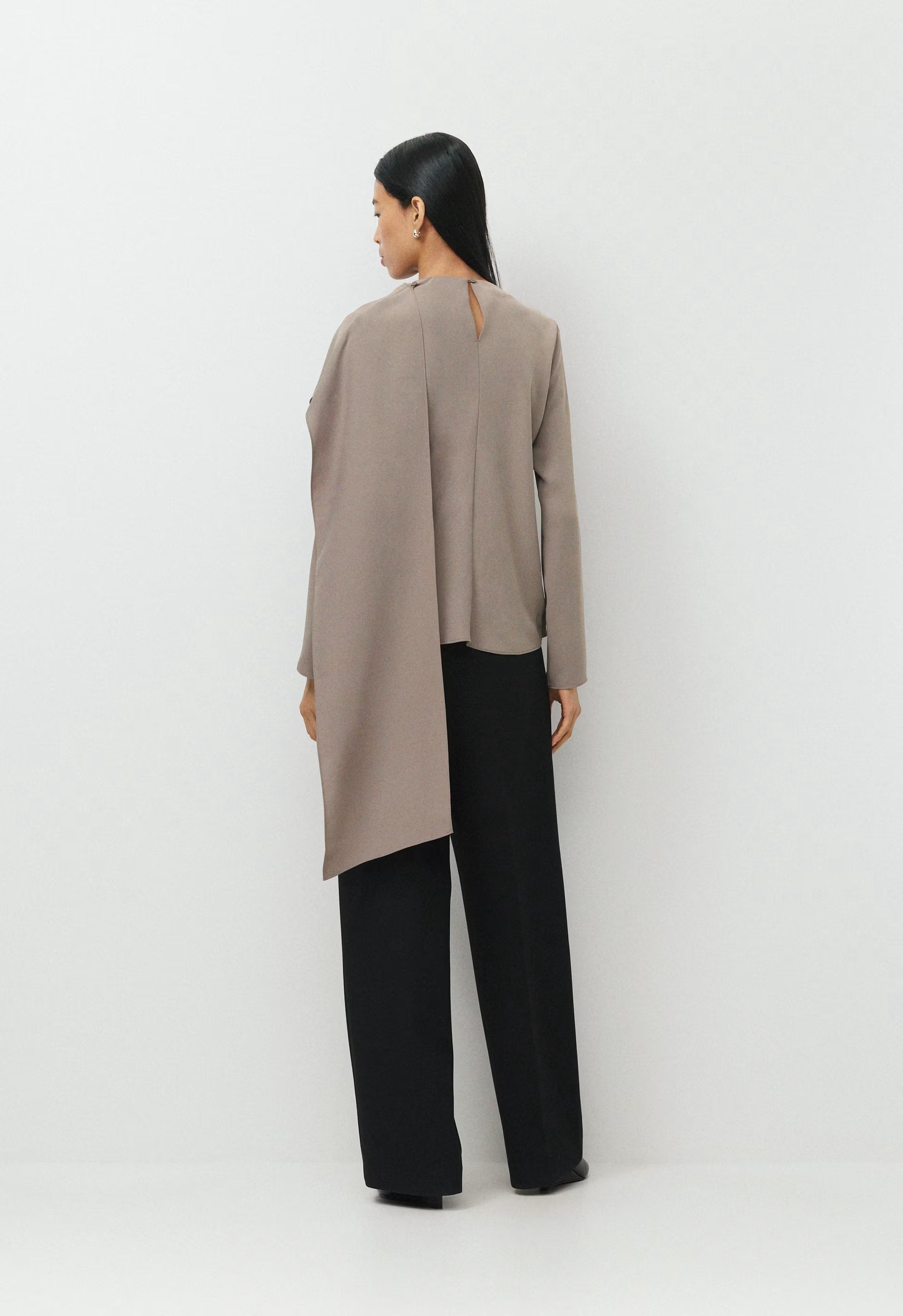 Loretto Blouse - IRON TAUPE