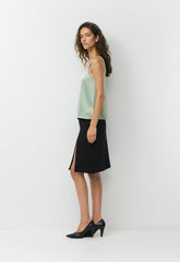 Asset Satin Top - TERRACE SAGE