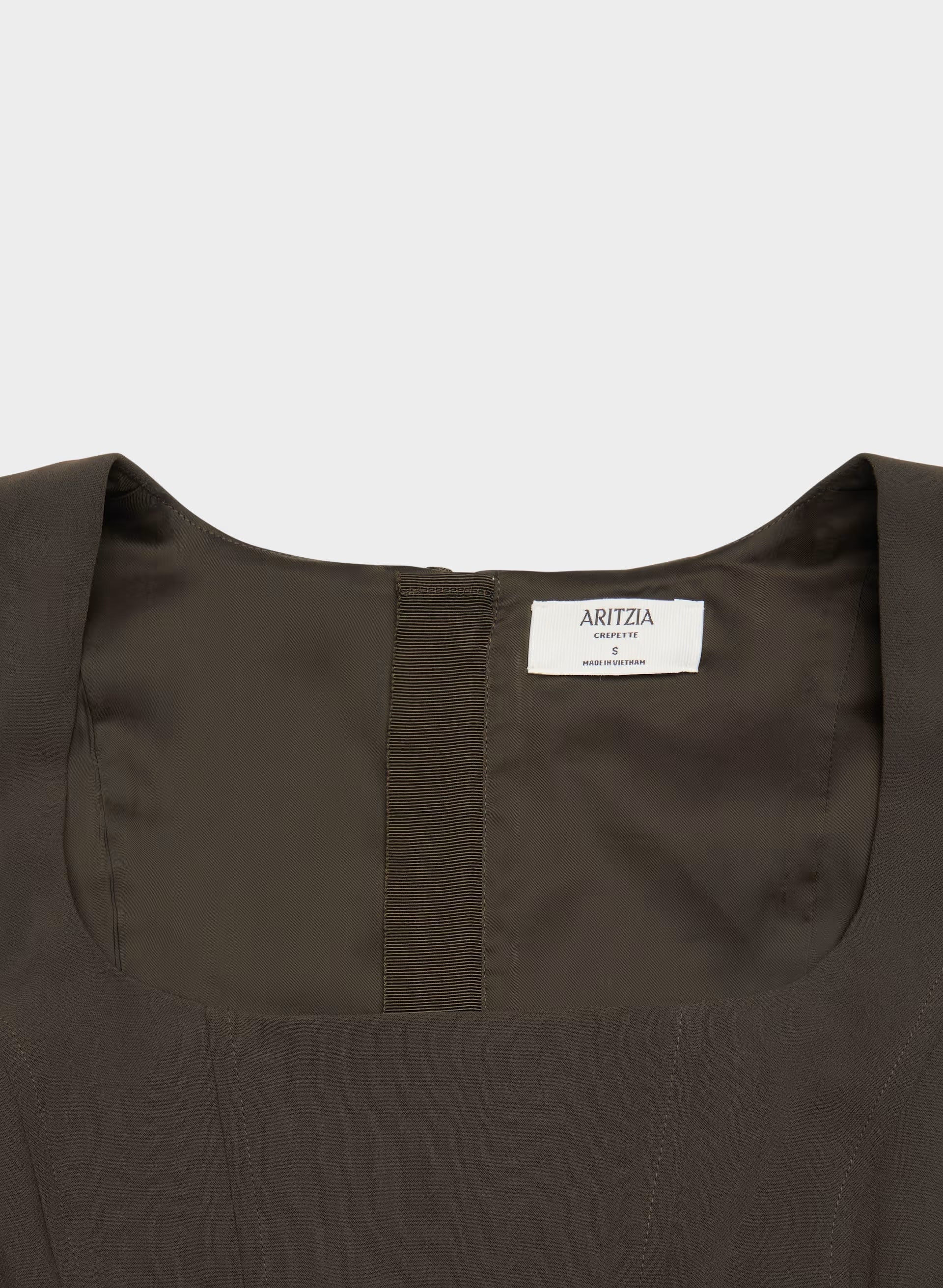 Rhodora Bustier - Crepette™ - CACAO NIB BROWN