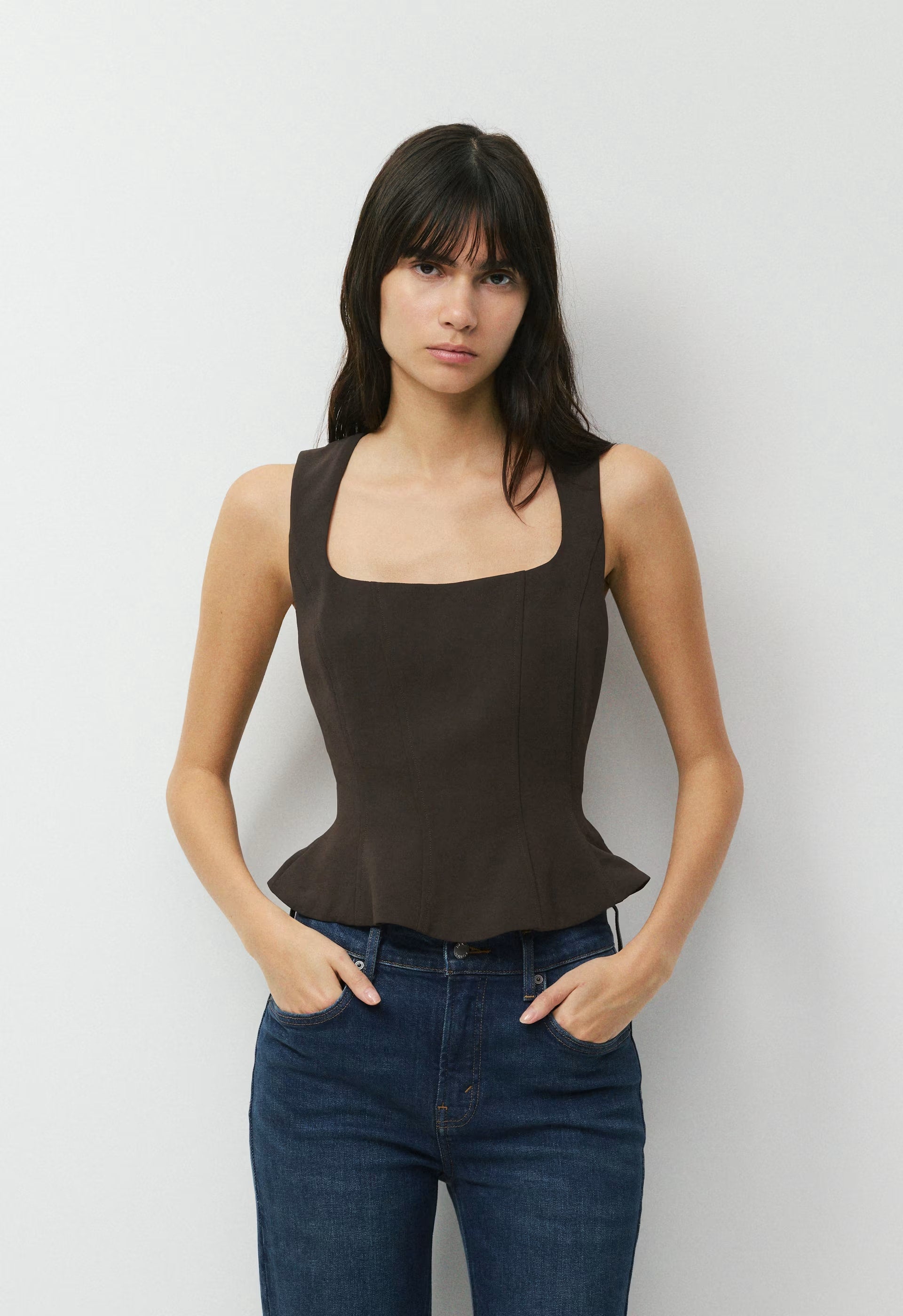 Rhodora Bustier - Crepette™ - CHERRYBOMB RED