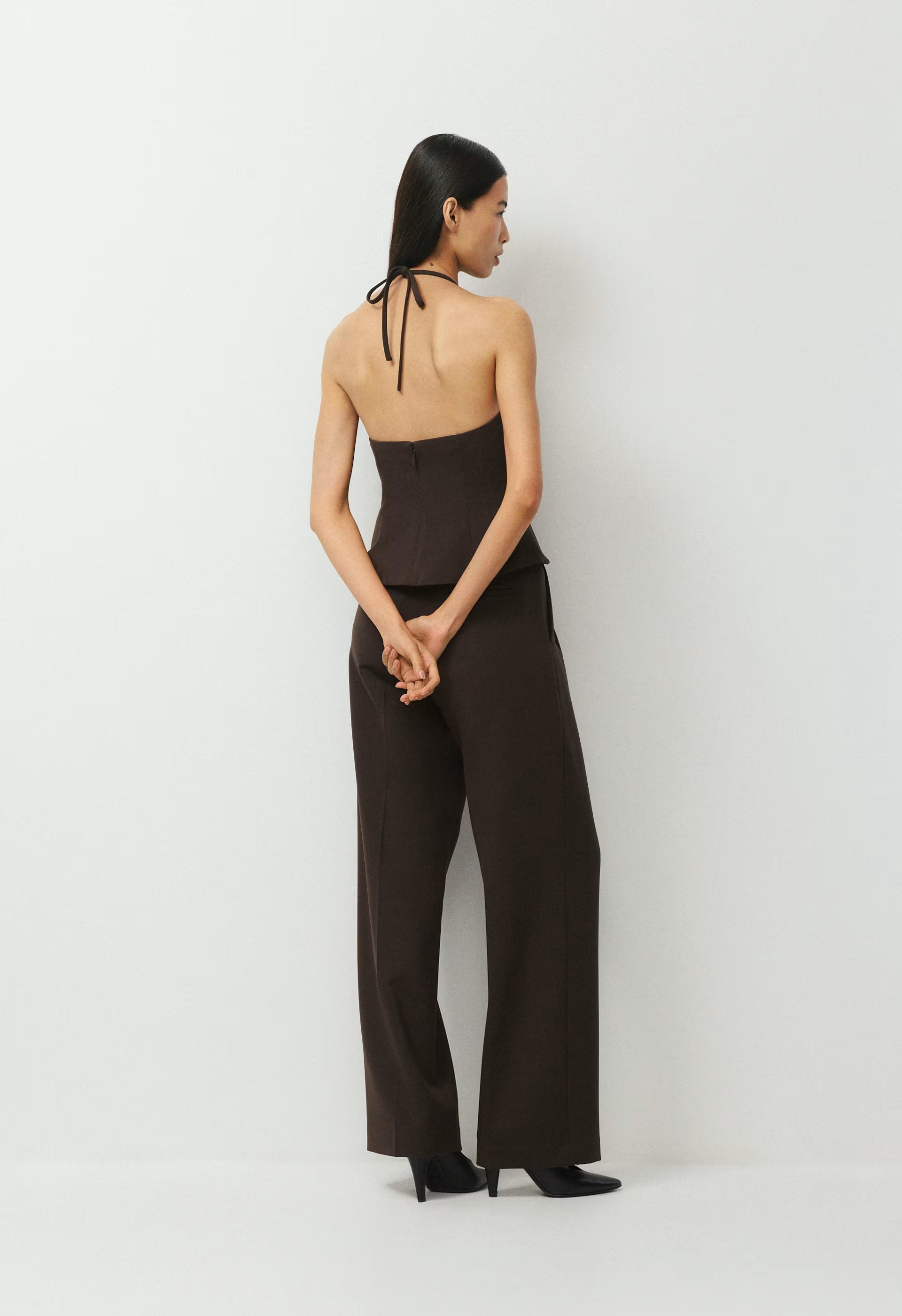 Convention Halter Top - Eversential™ - CACAO NIB BROWN