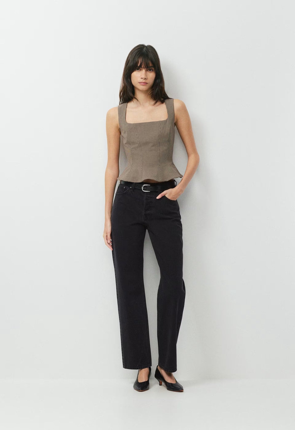 Rhodora Bustier - NOMAD TAUPE / BLACK