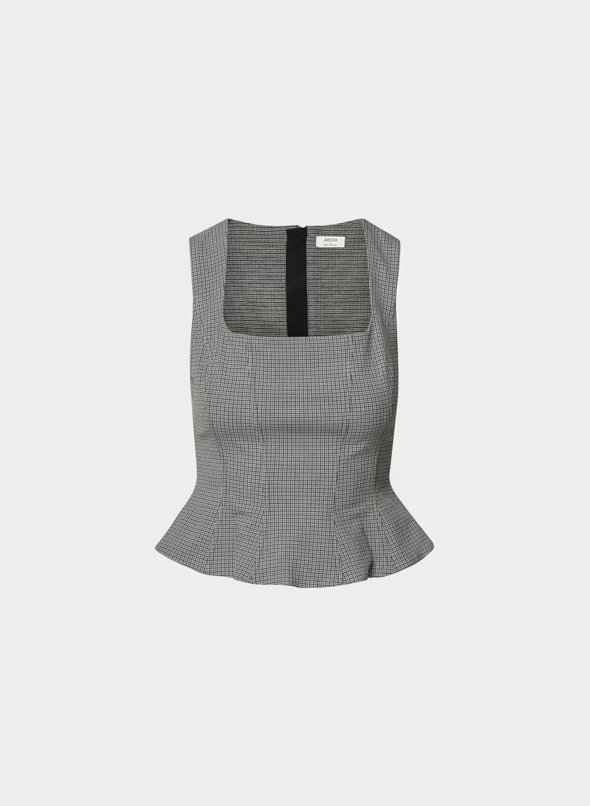 Rhodora Bustier - GREY/BLACK