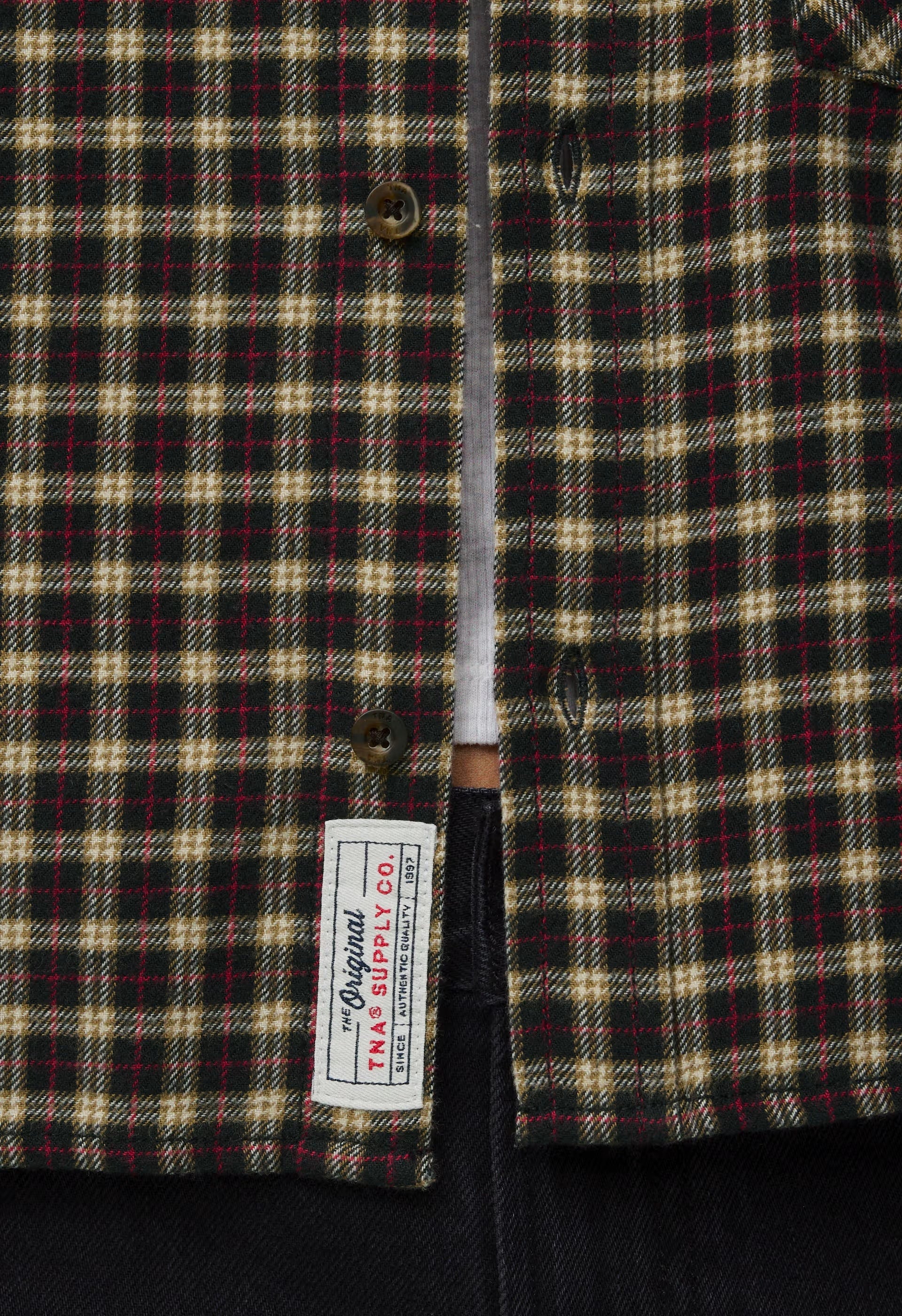Stampede Shirt - CACAO NB BROWN/RED