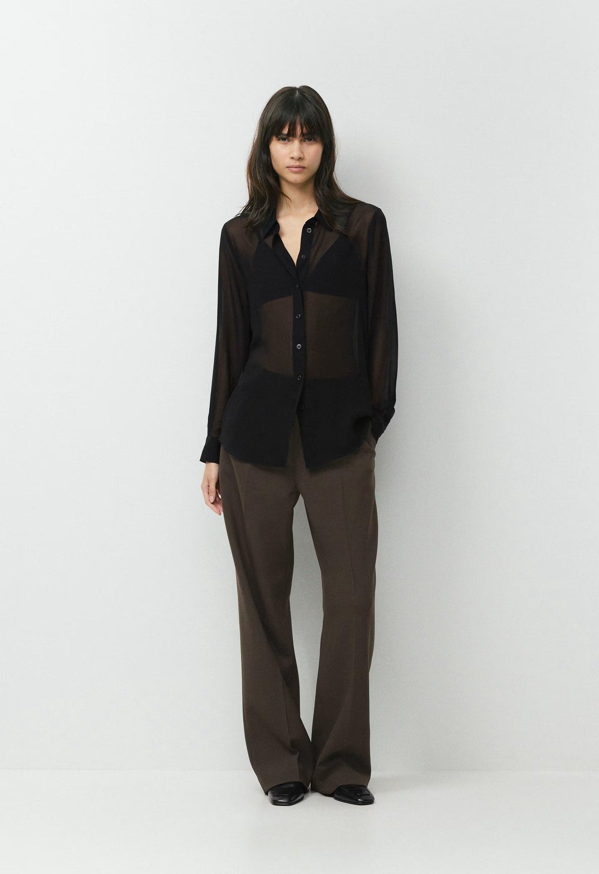 Baker Silk Shirt - BLACK